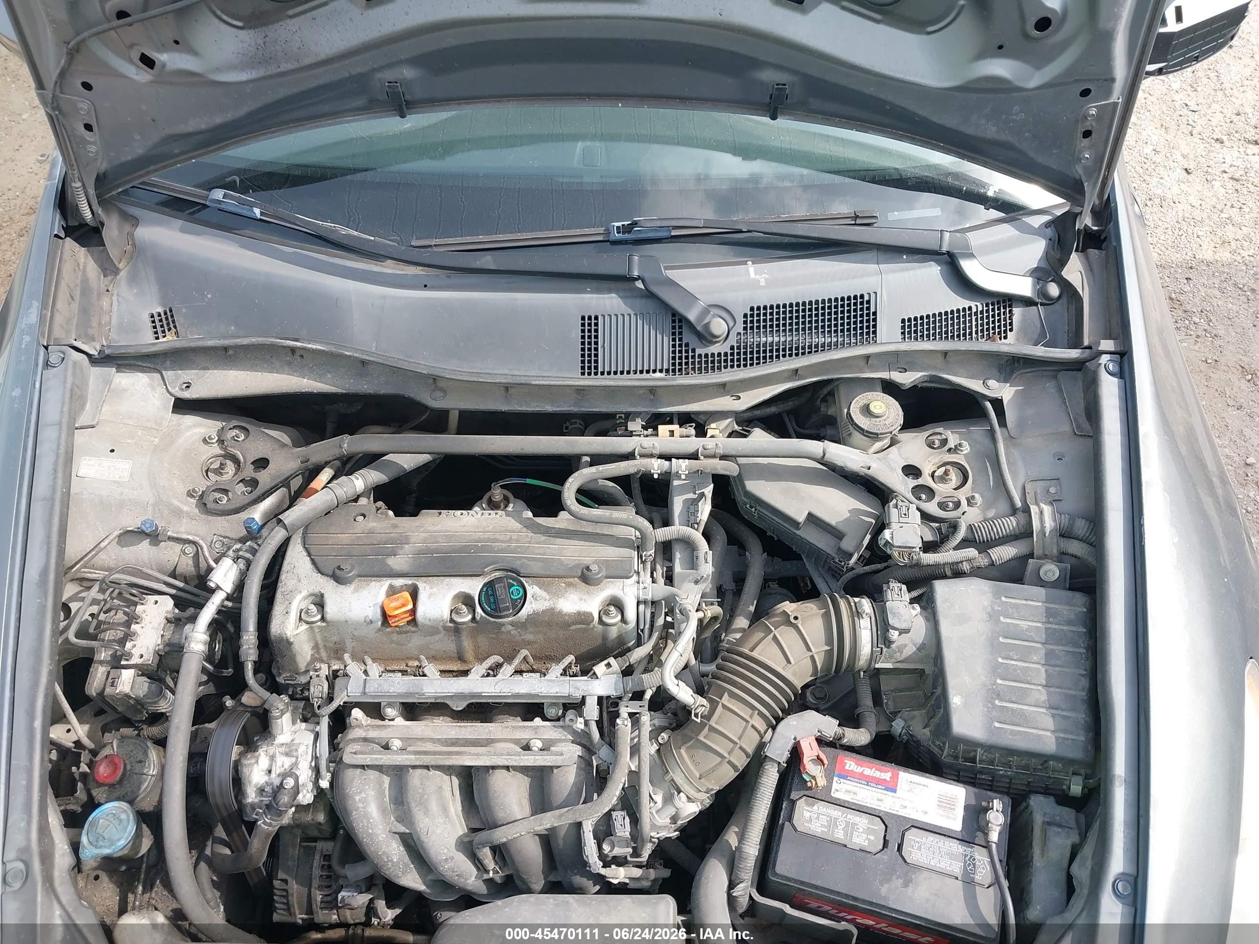 2010 Honda Accord 2.4 Ex Gray vin: 1HGCP2F70AA073455