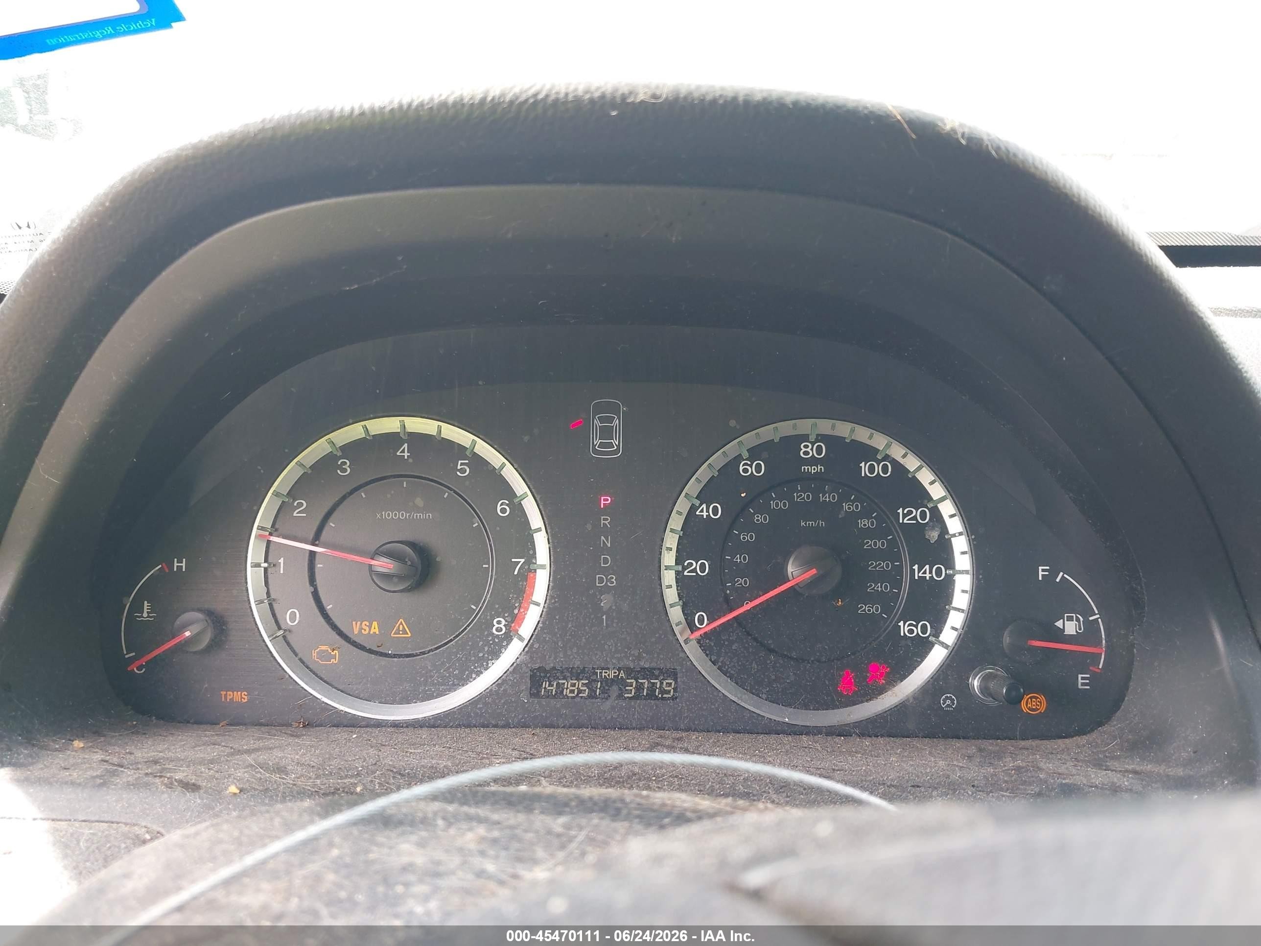 2010 Honda Accord 2.4 Ex Gray vin: 1HGCP2F70AA073455