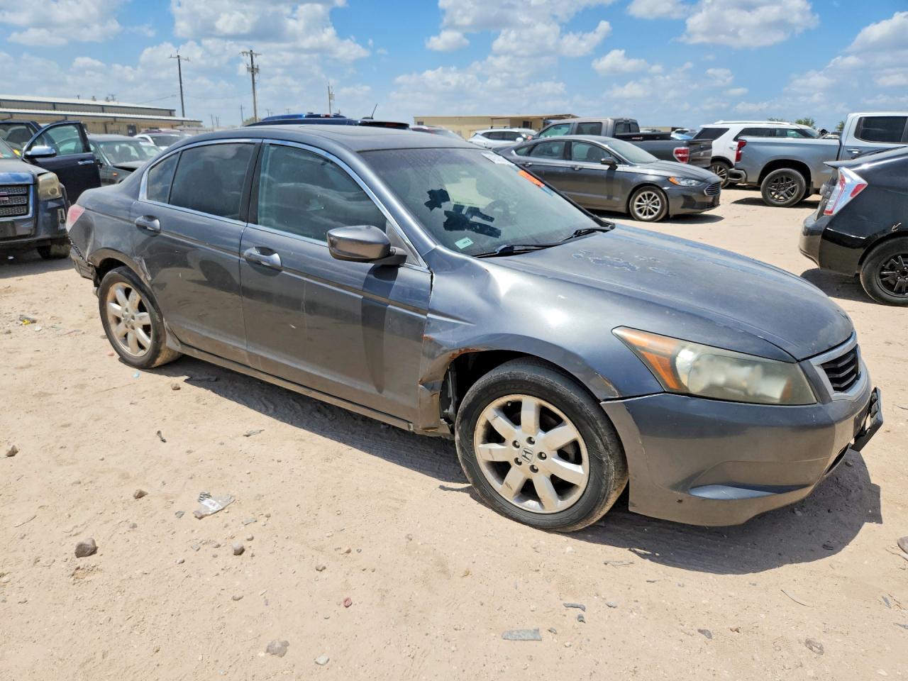 2010 Honda Accord Ex Gray vin: 1HGCP2F70AA073455