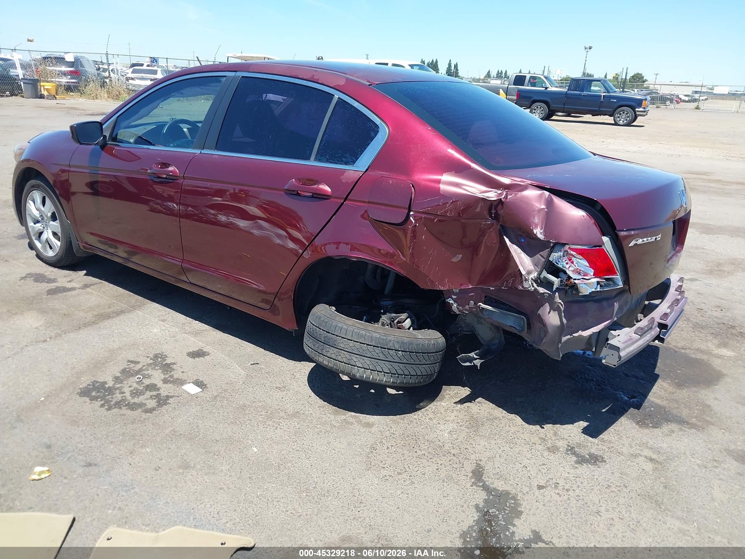 2010 Honda Accord 2.4 Ex Maroon vin: 1HGCP2F70AA104946