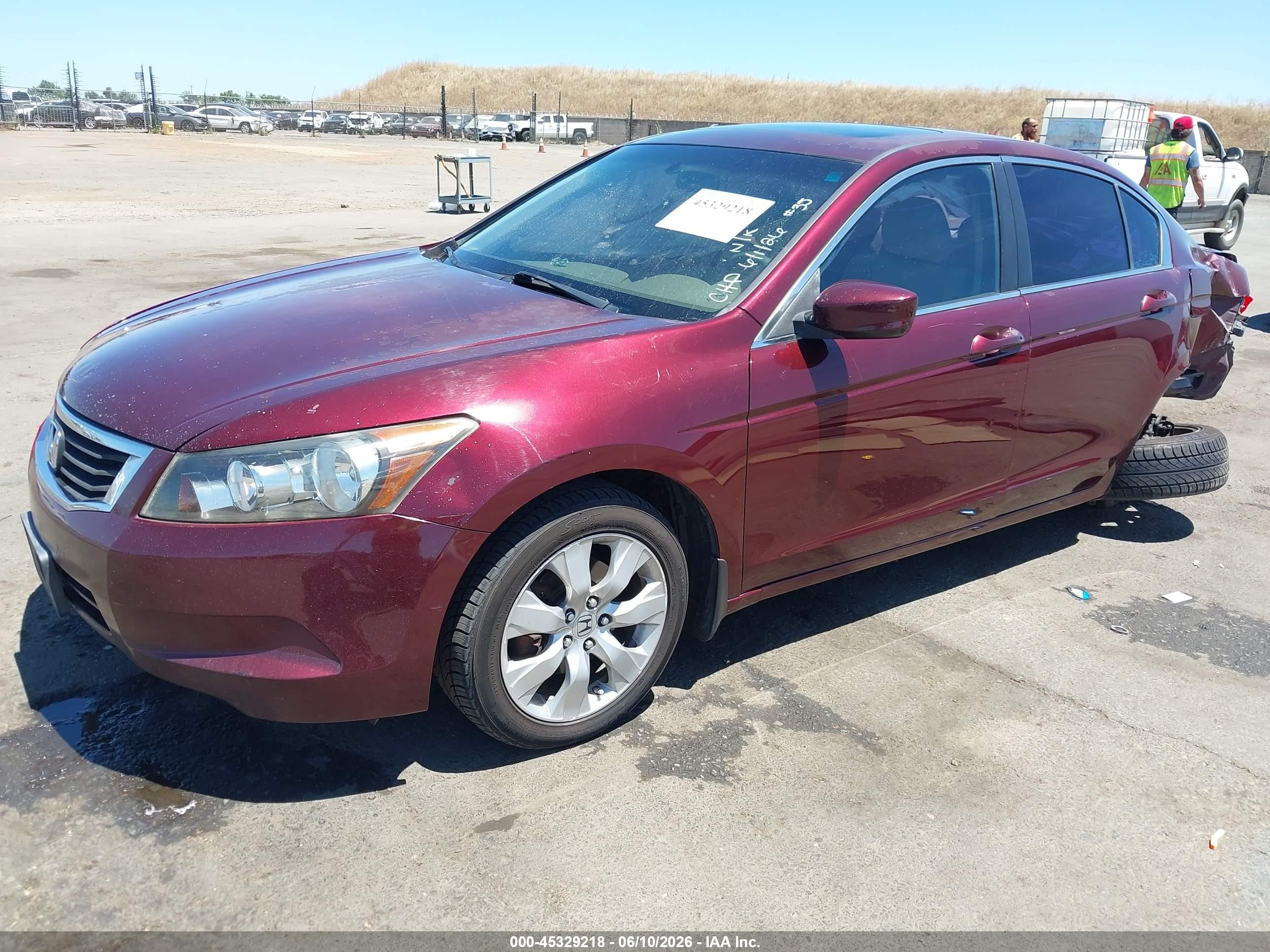 2010 Honda Accord 2.4 Ex Maroon vin: 1HGCP2F70AA104946