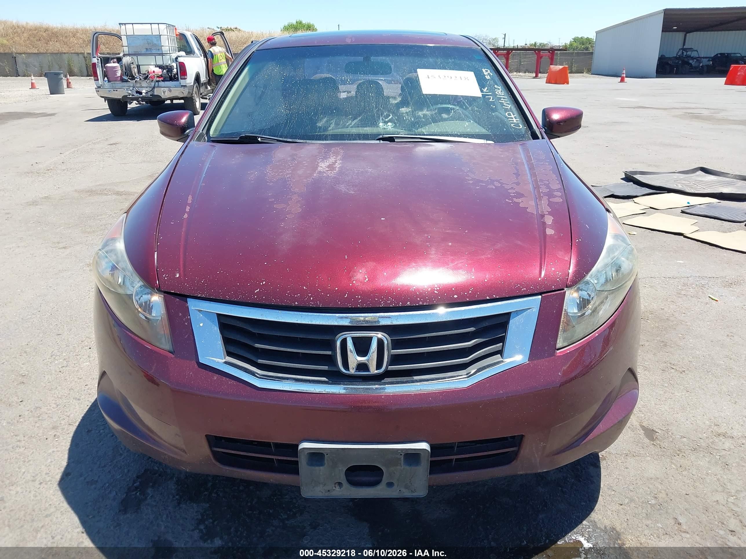 2010 Honda Accord 2.4 Ex Maroon vin: 1HGCP2F70AA104946