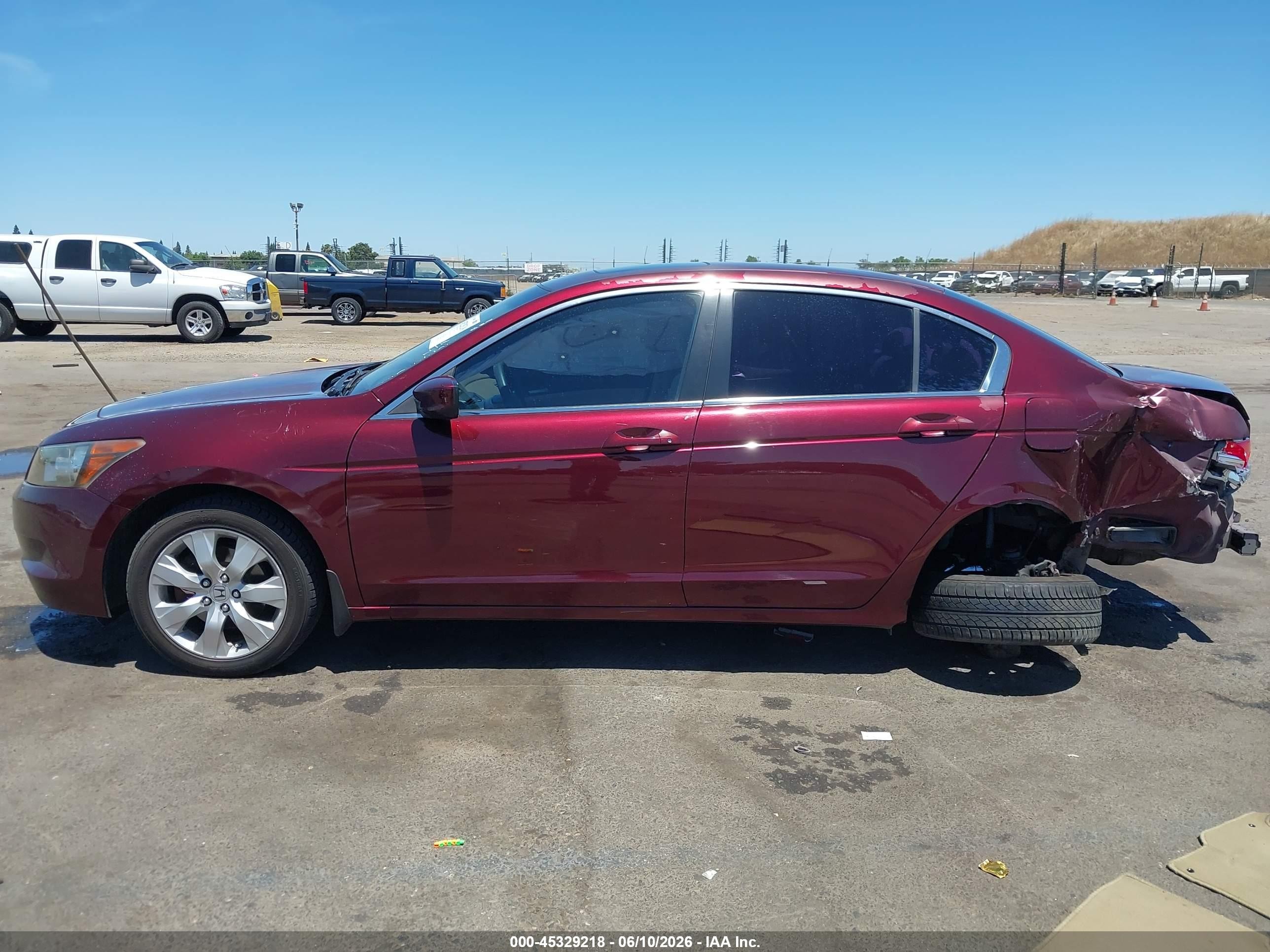 2010 Honda Accord 2.4 Ex Maroon vin: 1HGCP2F70AA104946