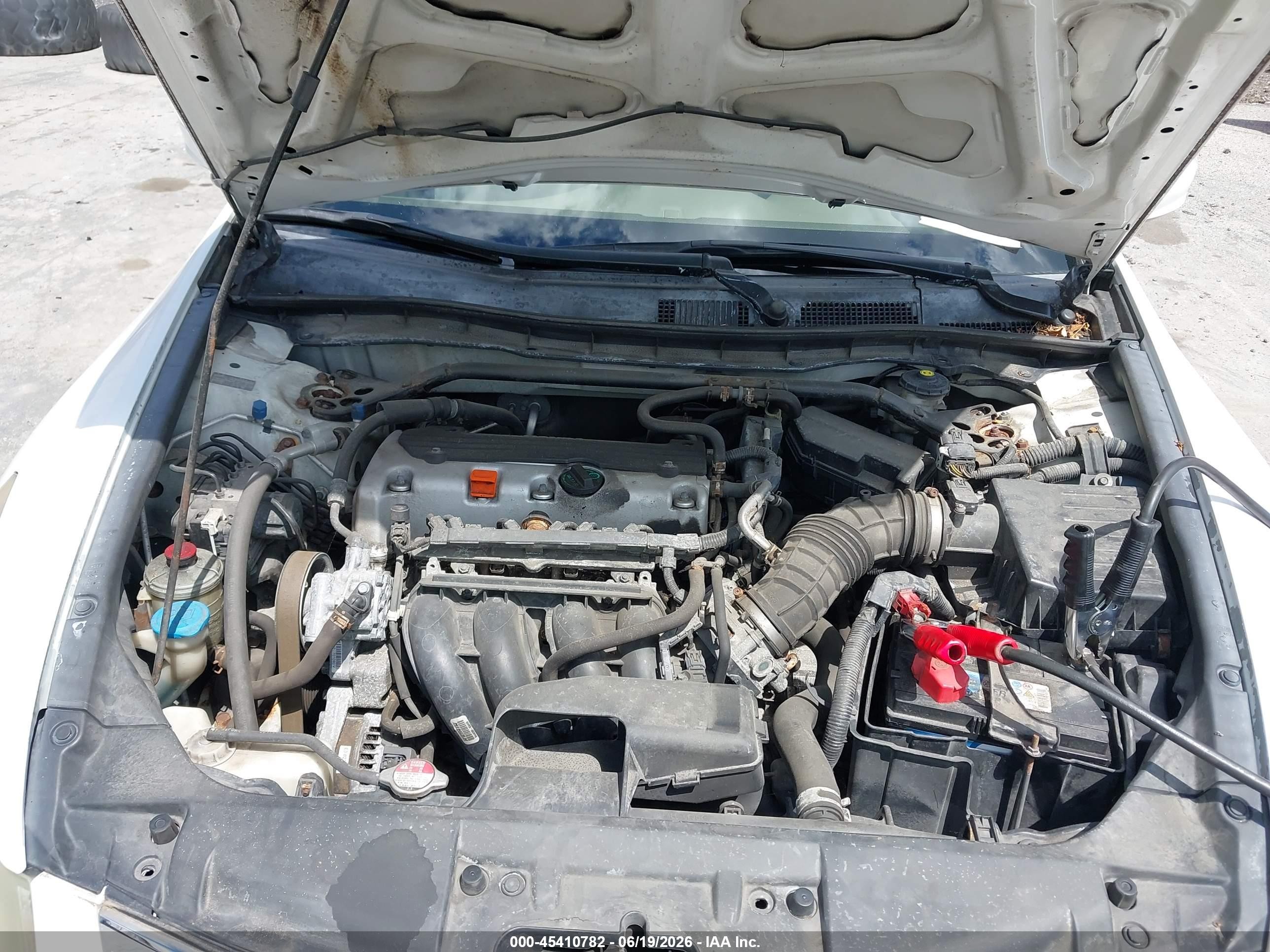 2010 Honda Accord 2.4 Ex Белый vin: 1HGCP2F70AA116627