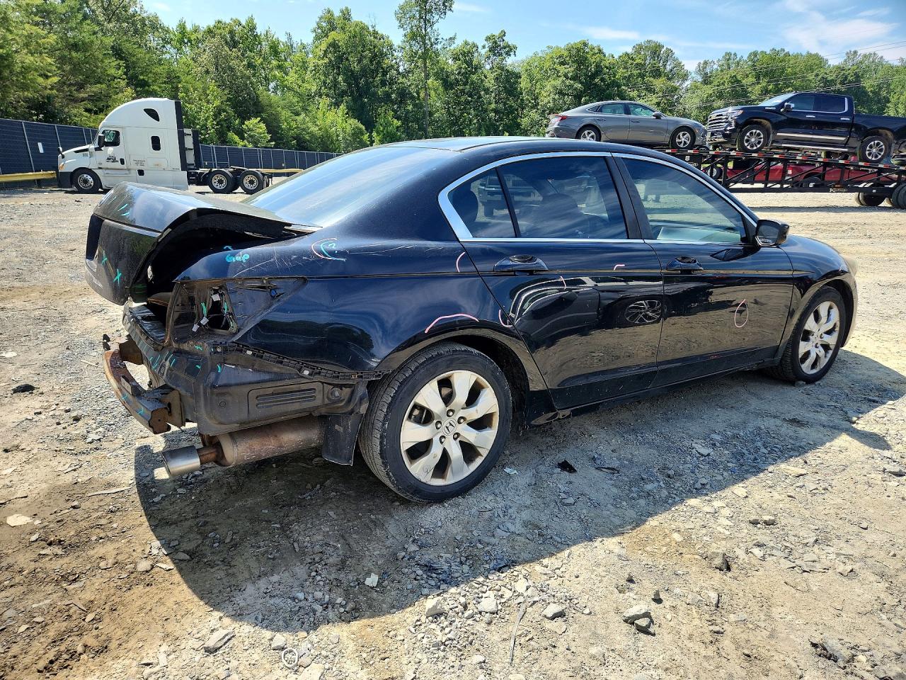 2010 Honda Accord Ex Черный vin: 1HGCP2F70AA122024