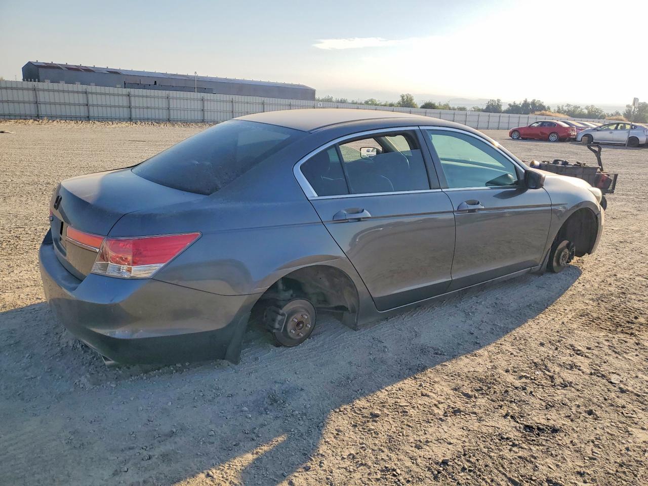 2011 Honda Accord Ex Gray vin: 1HGCP2F70BA002418