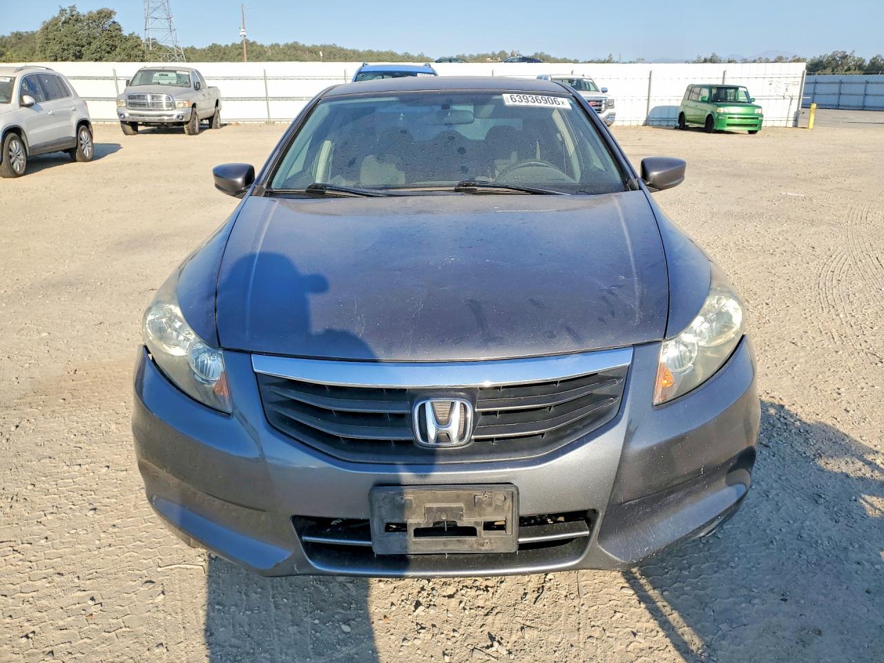 2011 Honda Accord Ex Gray vin: 1HGCP2F70BA002418