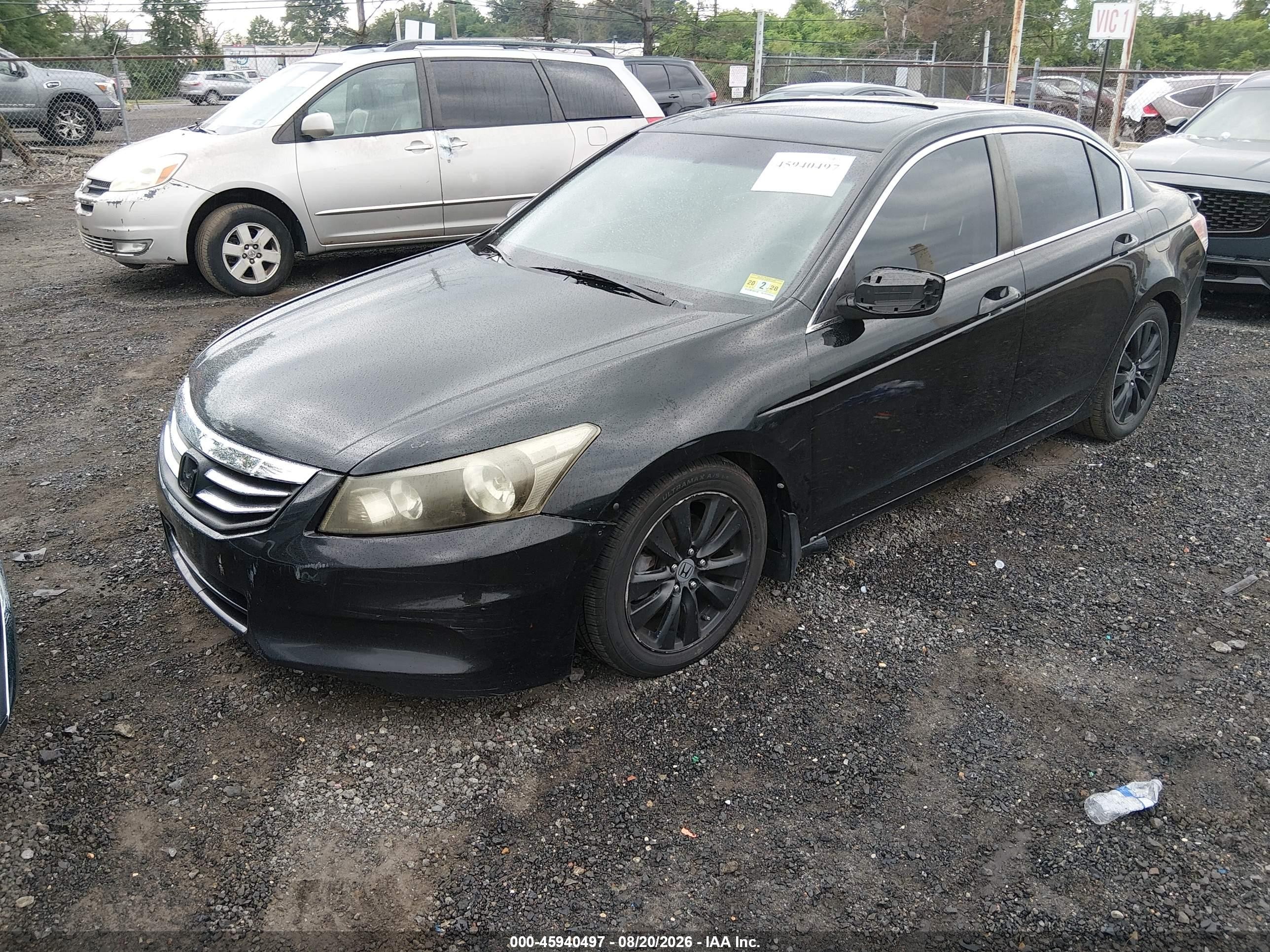 2011 Honda Accord 2.4 Ex Black vin: 1HGCP2F70BA012611