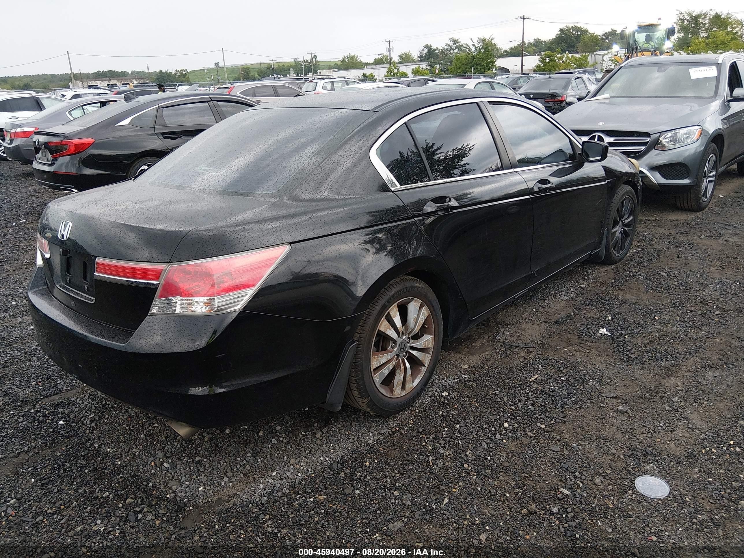 2011 Honda Accord 2.4 Ex Black vin: 1HGCP2F70BA012611