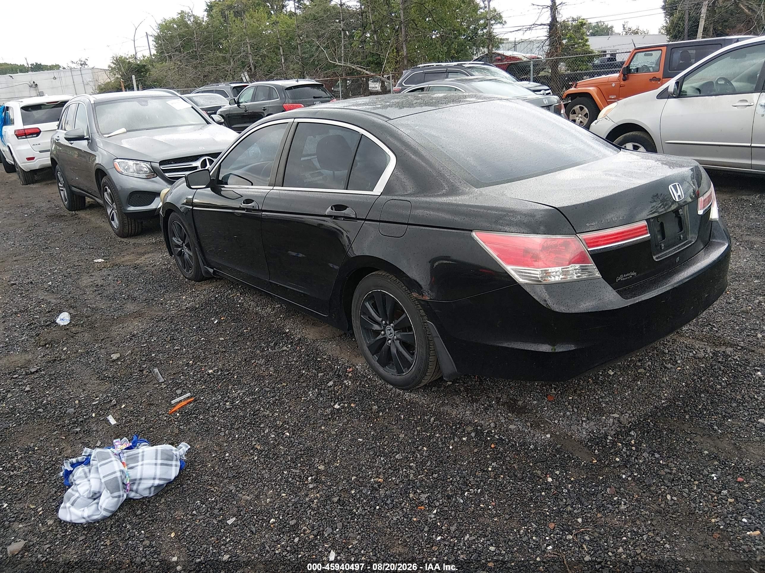2011 Honda Accord 2.4 Ex Black vin: 1HGCP2F70BA012611