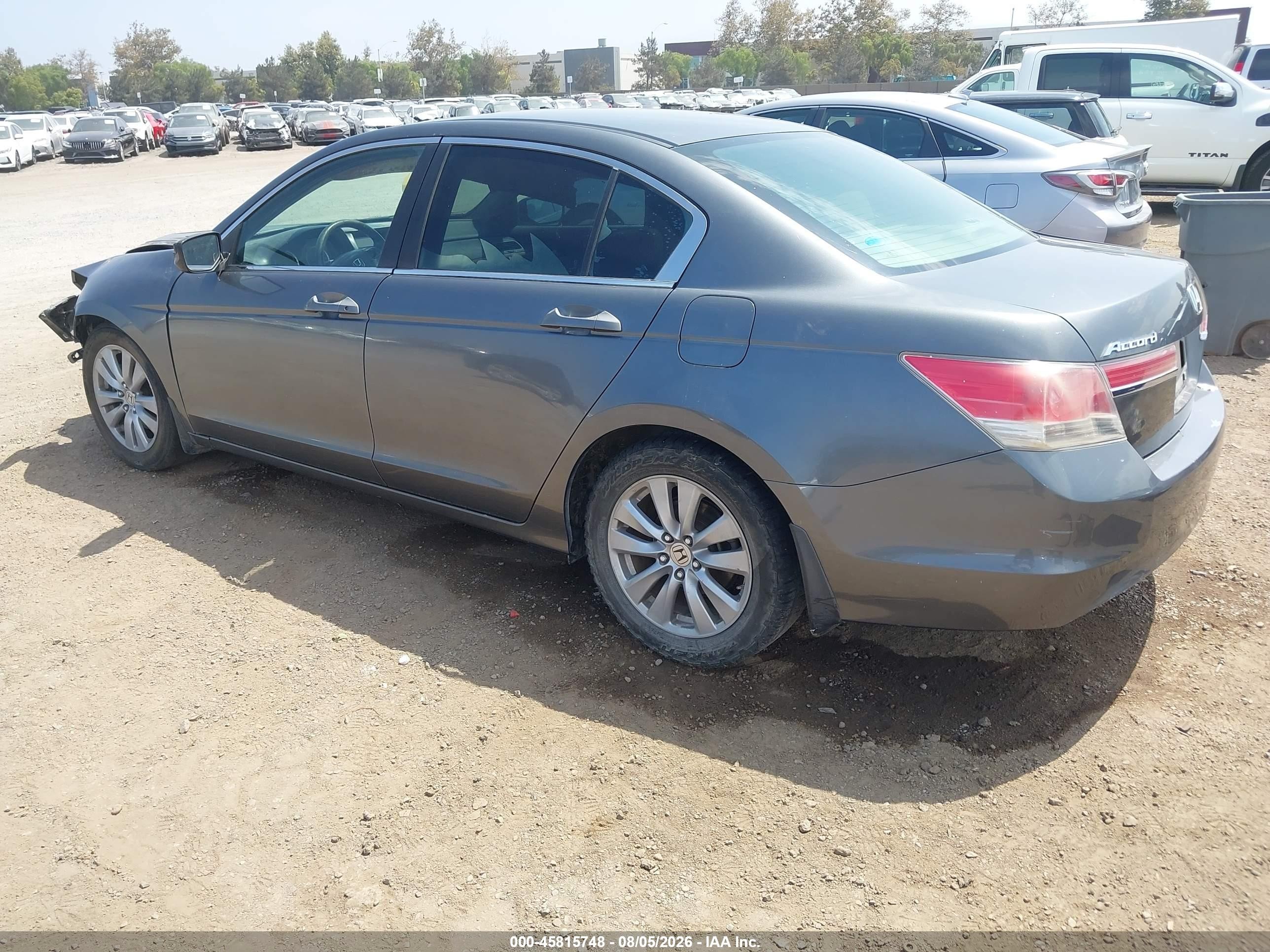 2011 Honda Accord 2.4 Ex Gray vin: 1HGCP2F70BA023933