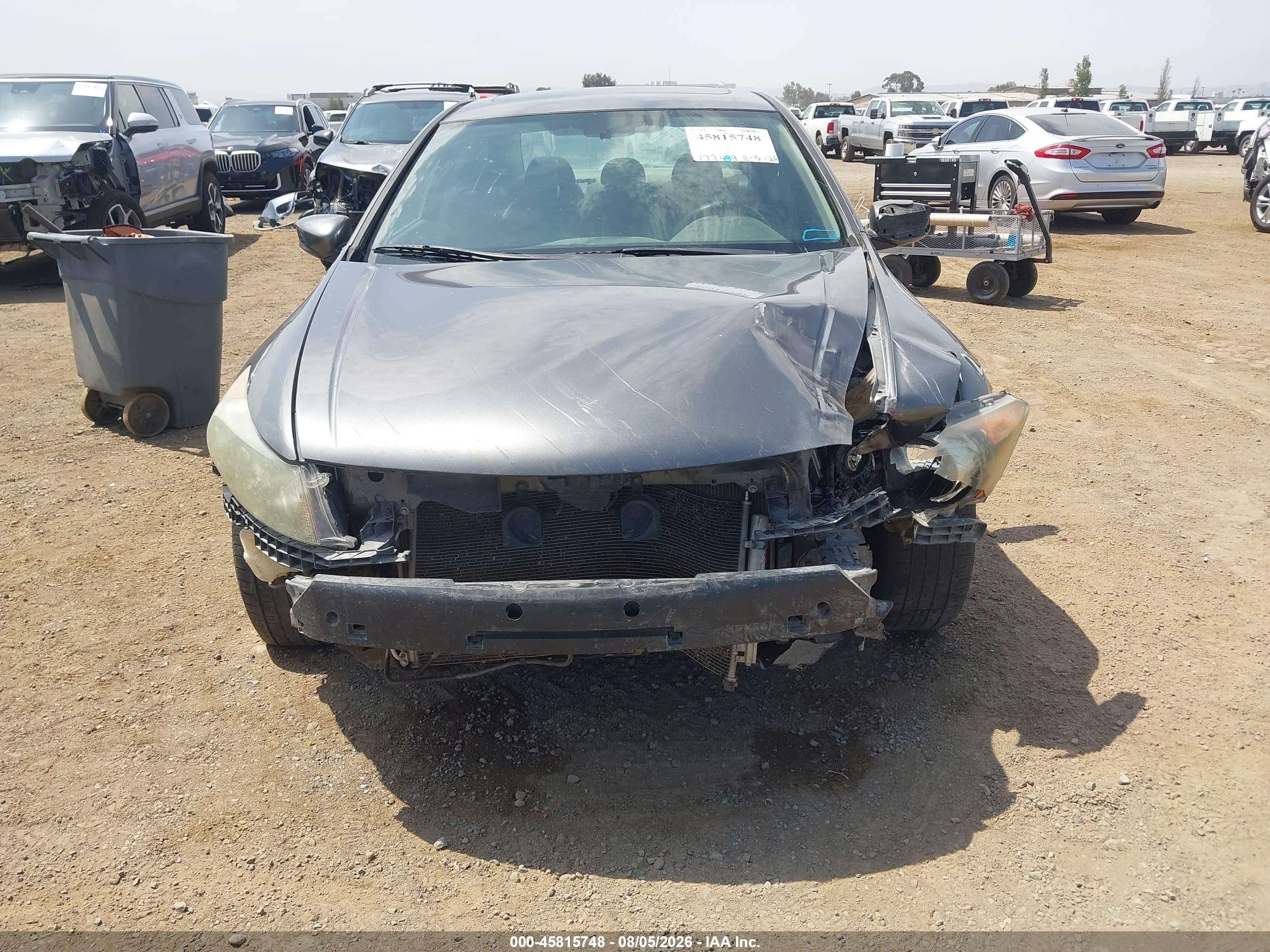 2011 Honda Accord 2.4 Ex Gray vin: 1HGCP2F70BA023933
