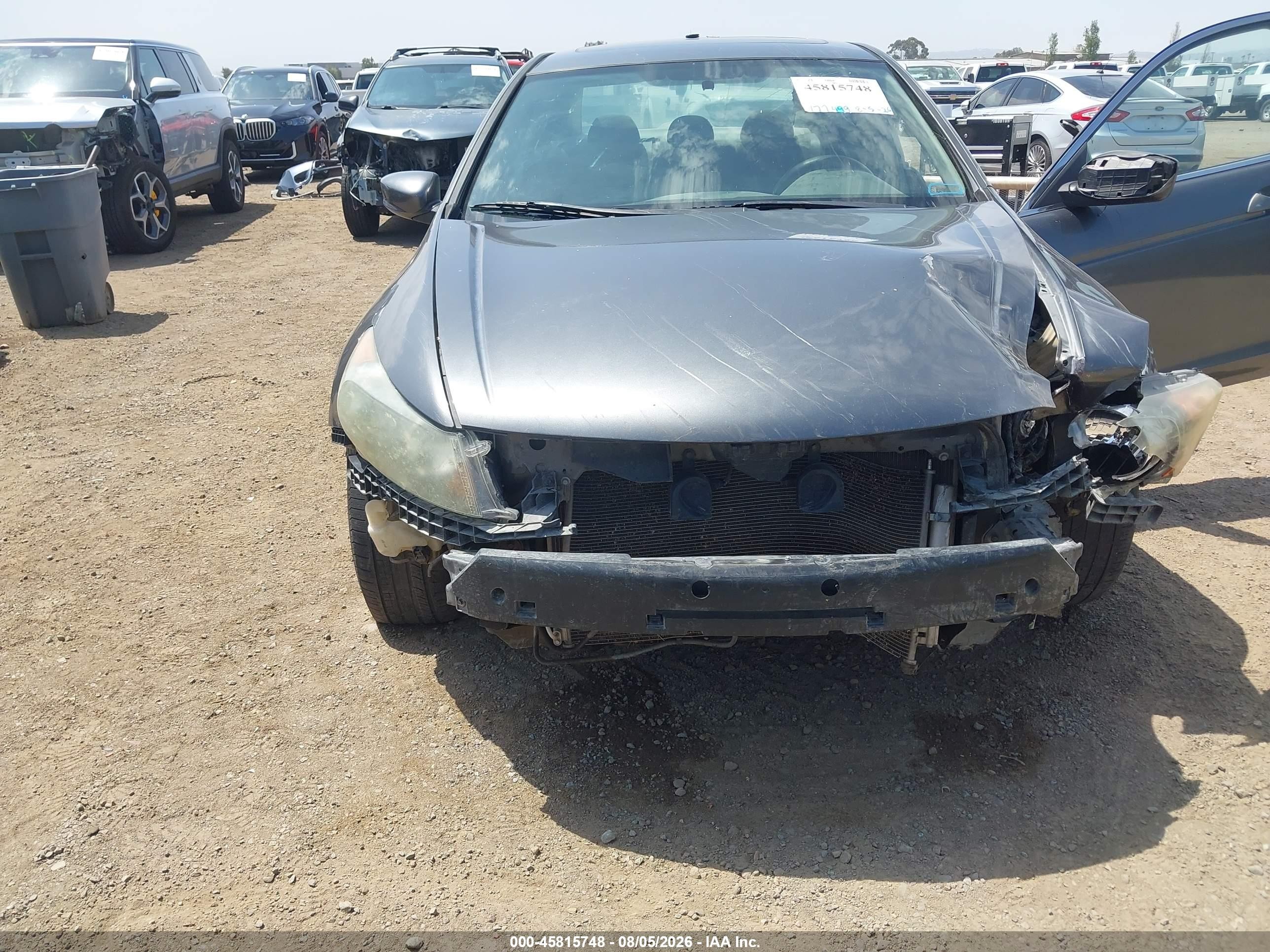 2011 Honda Accord 2.4 Ex Gray vin: 1HGCP2F70BA023933