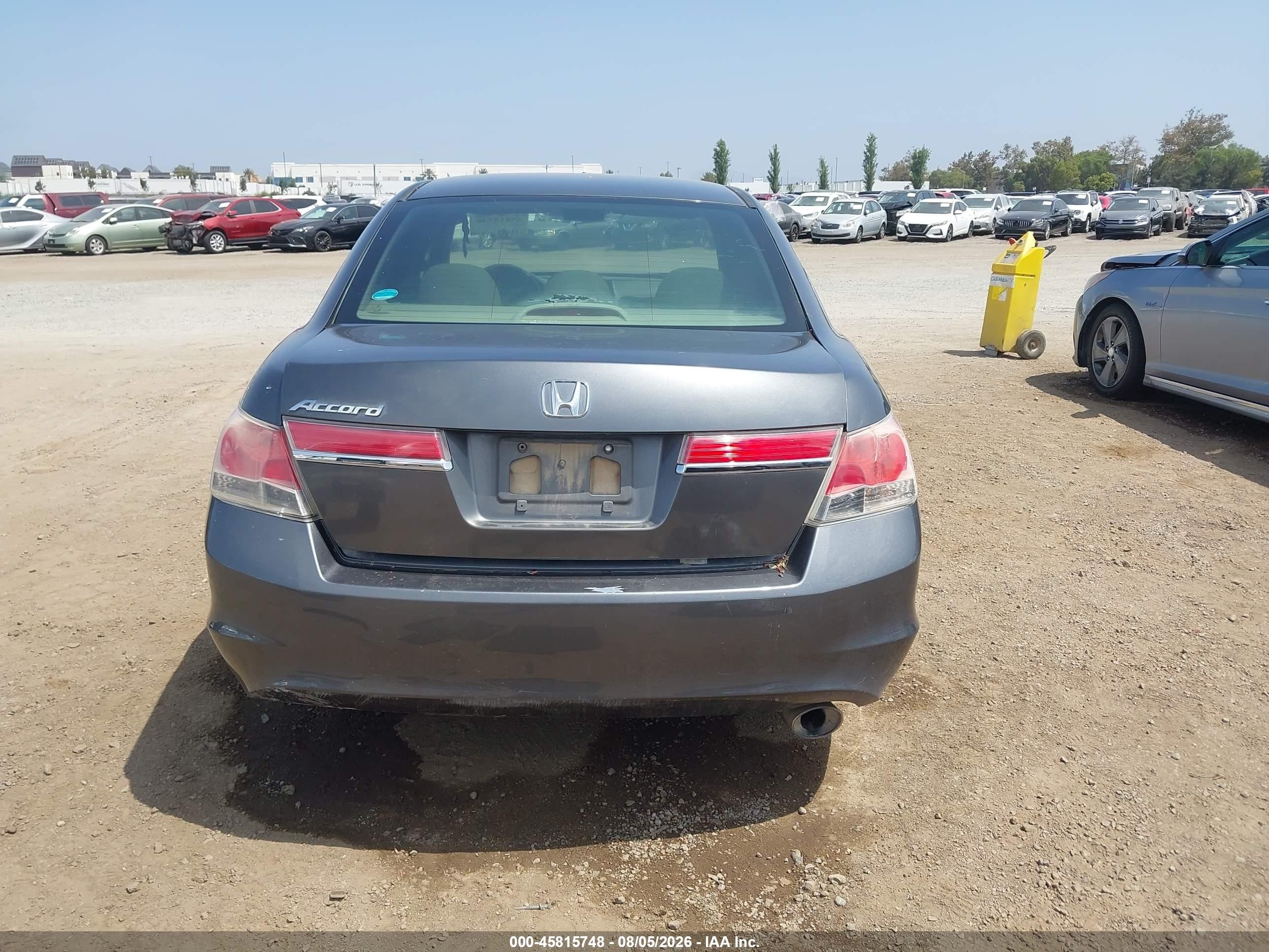 2011 Honda Accord 2.4 Ex Gray vin: 1HGCP2F70BA023933