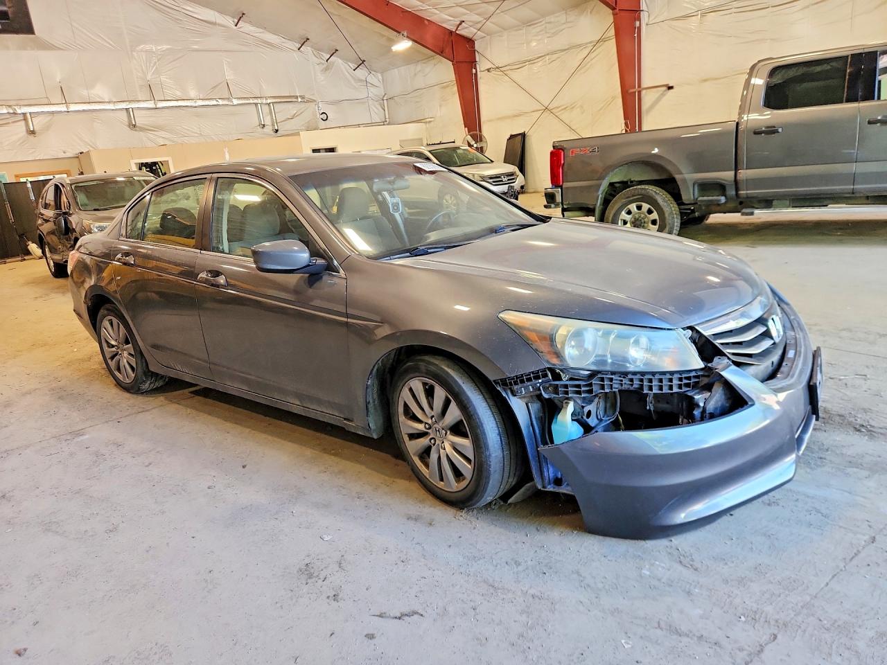 2011 Honda Accord Ex Gray vin: 1HGCP2F70BA023995