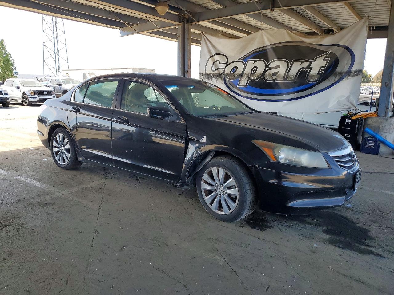 2011 Honda Accord Ex Black vin: 1HGCP2F70BA057273