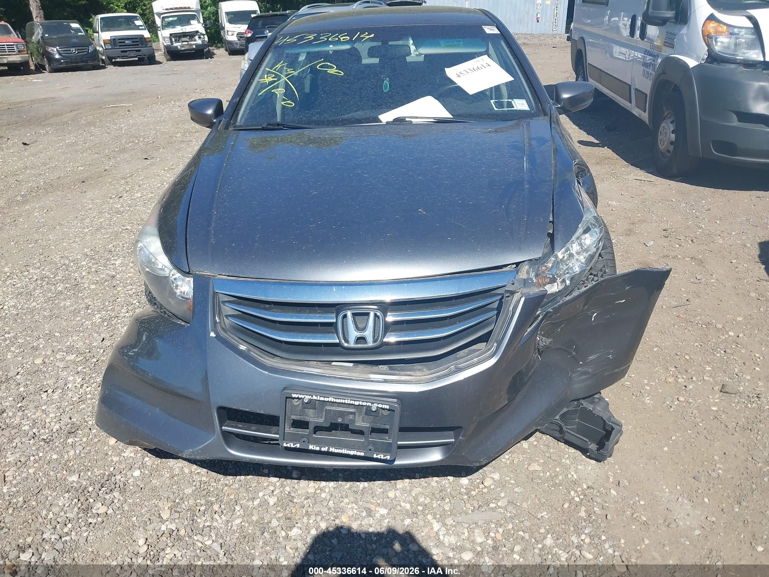 2011 Honda Accord 2.4 Ex Gray vin: 1HGCP2F70BA064577