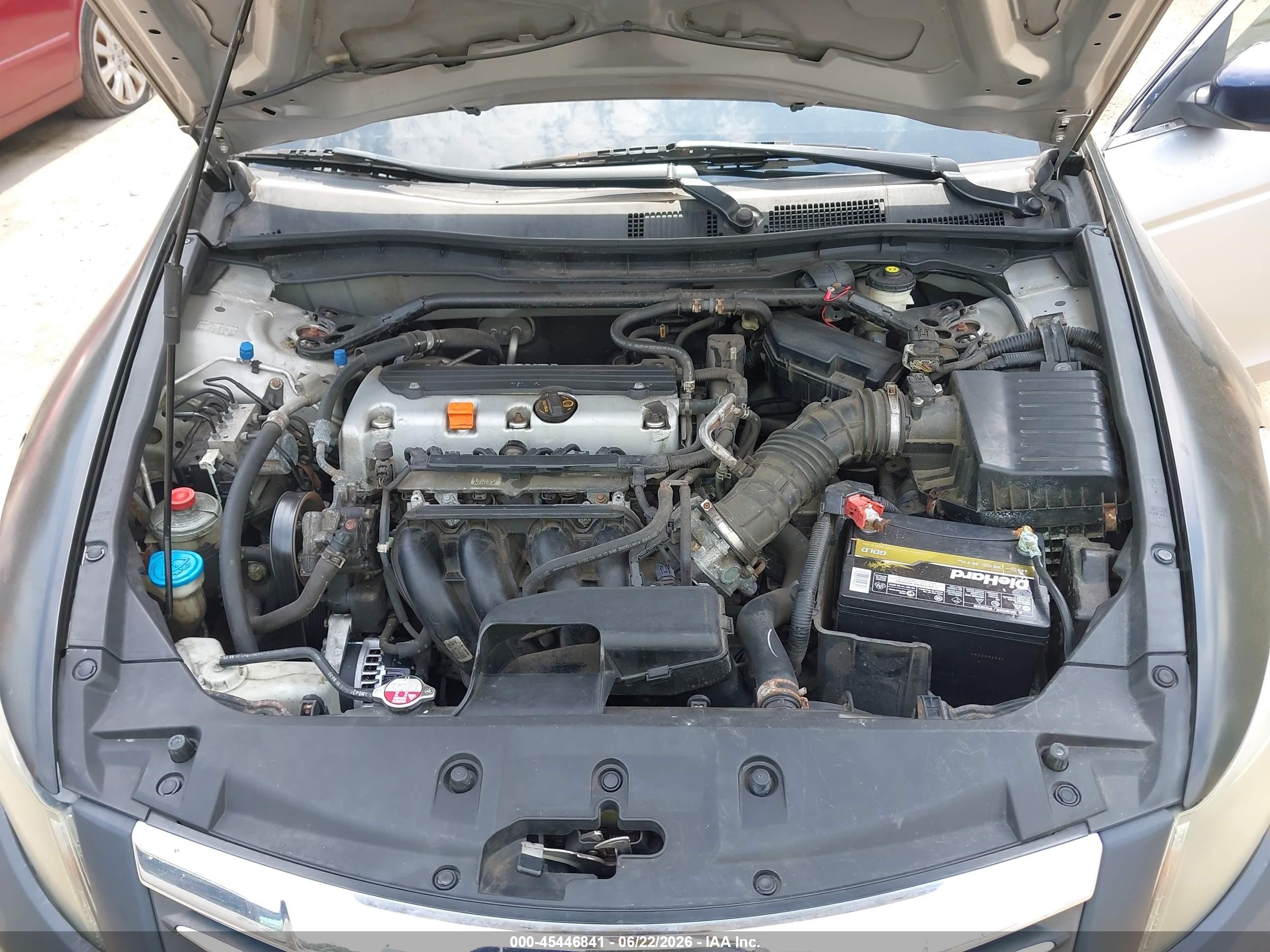 2011 Honda Accord 2.4 Ex Серебряный vin: 1HGCP2F70BA088894