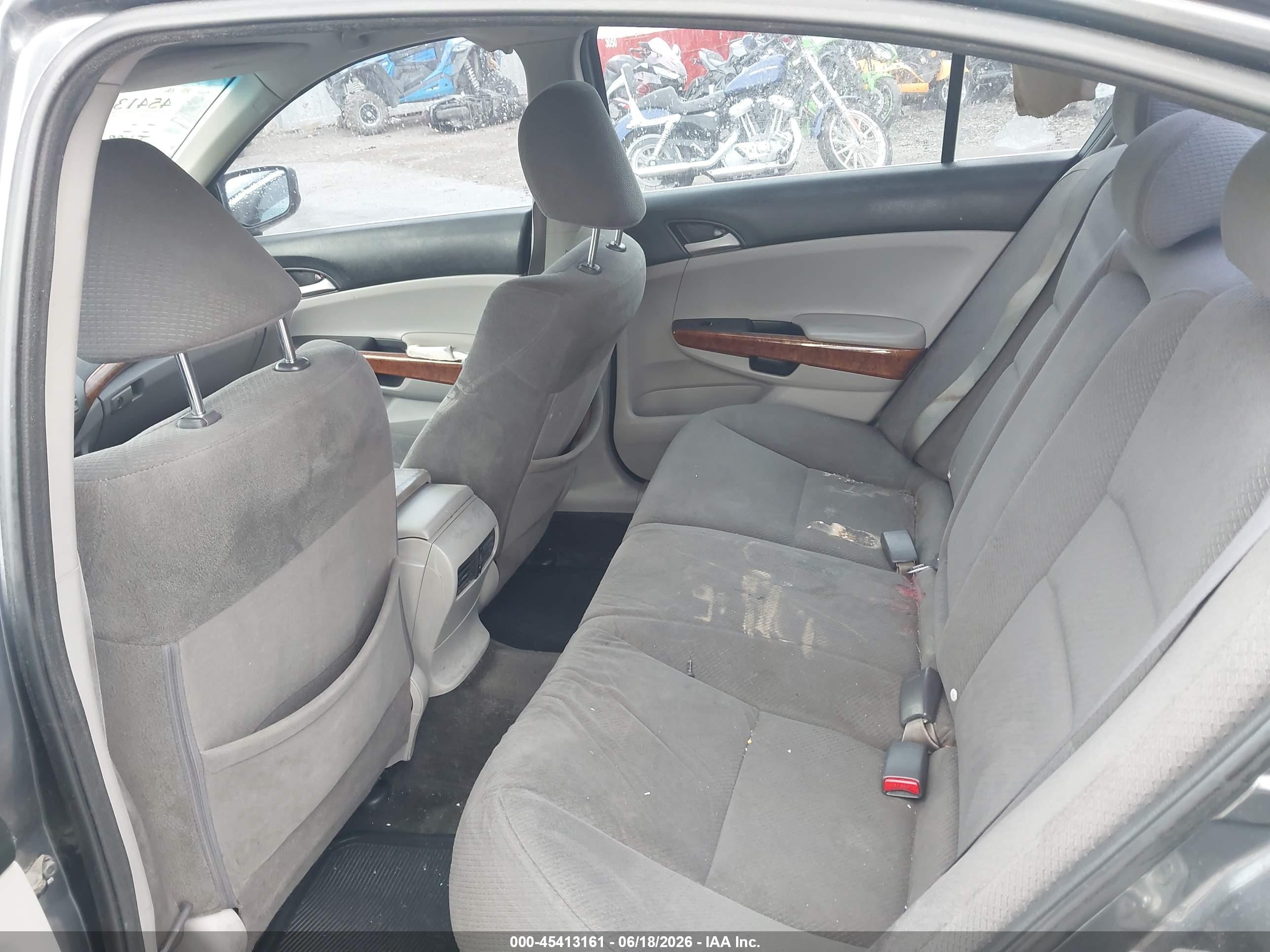 2011 Honda Accord 2.4 Ex Gray vin: 1HGCP2F70BA137527
