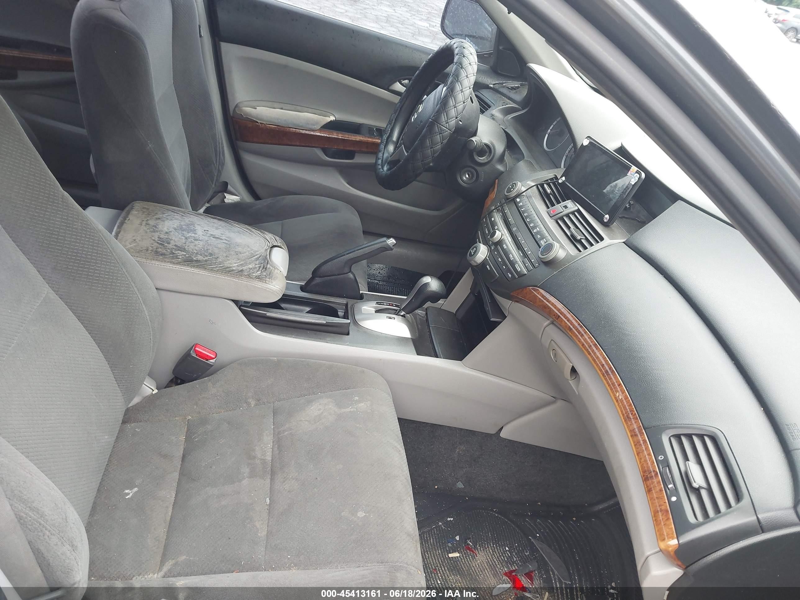 2011 Honda Accord 2.4 Ex Gray vin: 1HGCP2F70BA137527