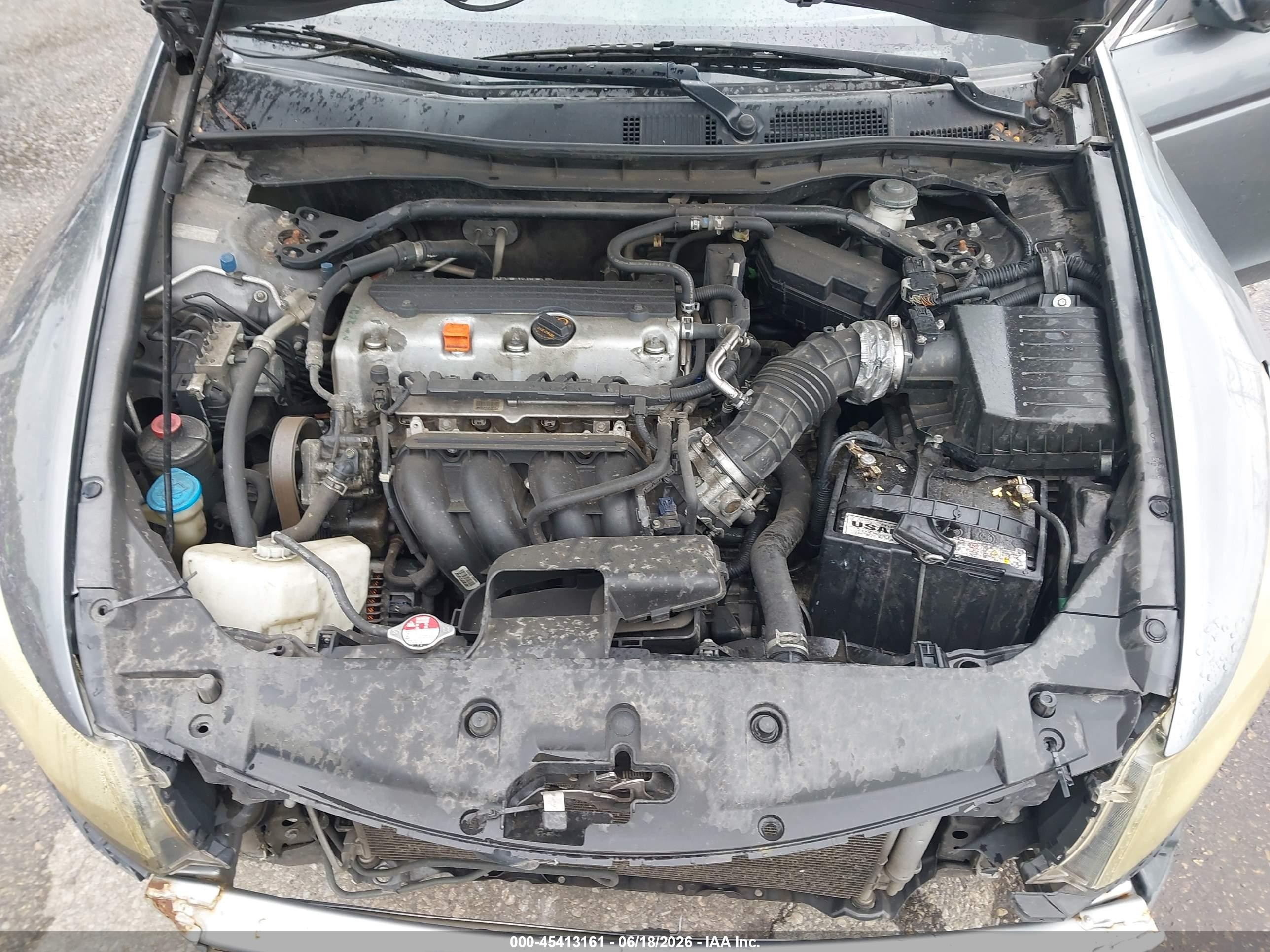 2011 Honda Accord 2.4 Ex Gray vin: 1HGCP2F70BA137527