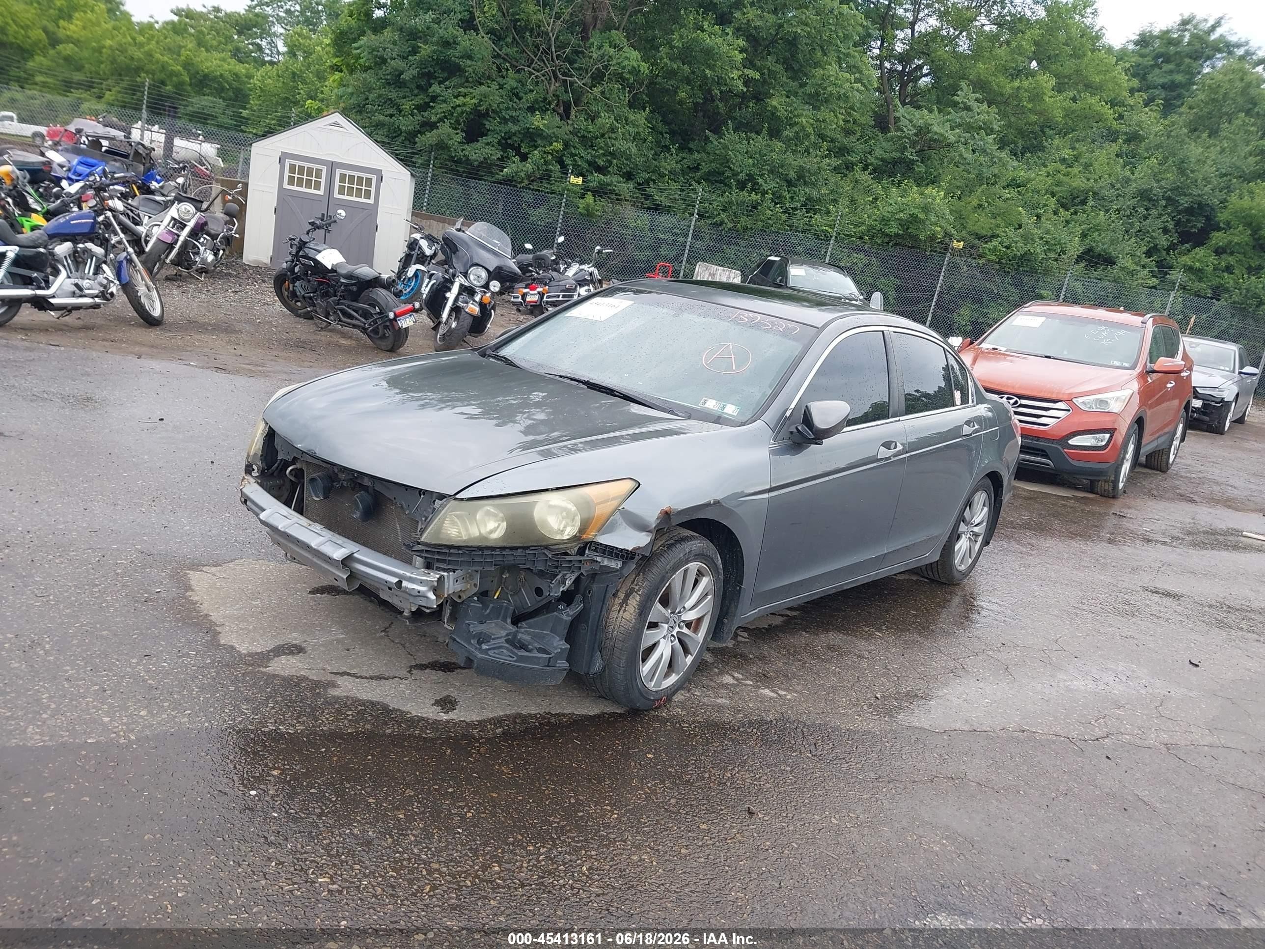 2011 Honda Accord 2.4 Ex Gray vin: 1HGCP2F70BA137527