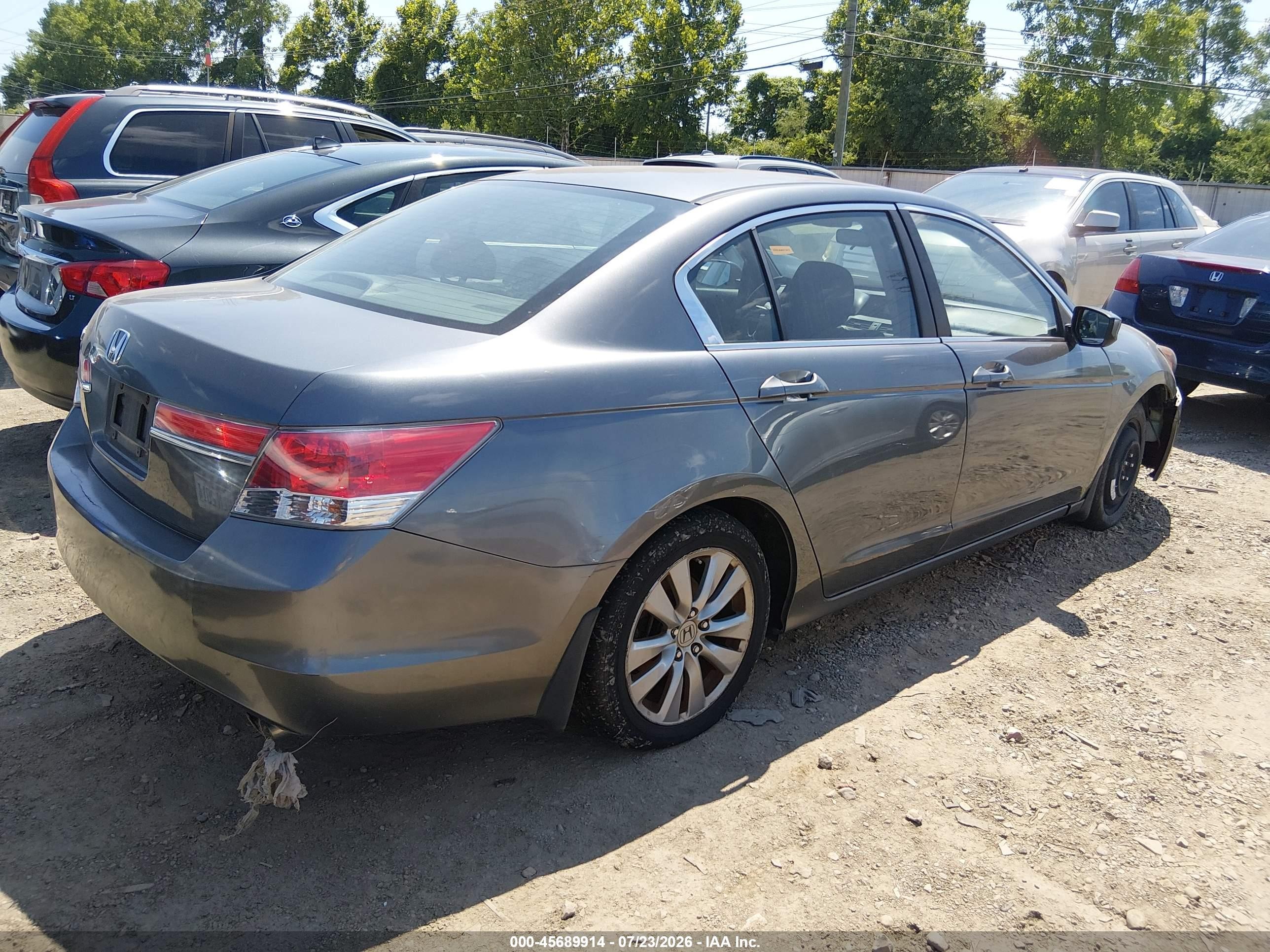 2011 Honda Accord 2.4 Ex Gray vin: 1HGCP2F70BA138094