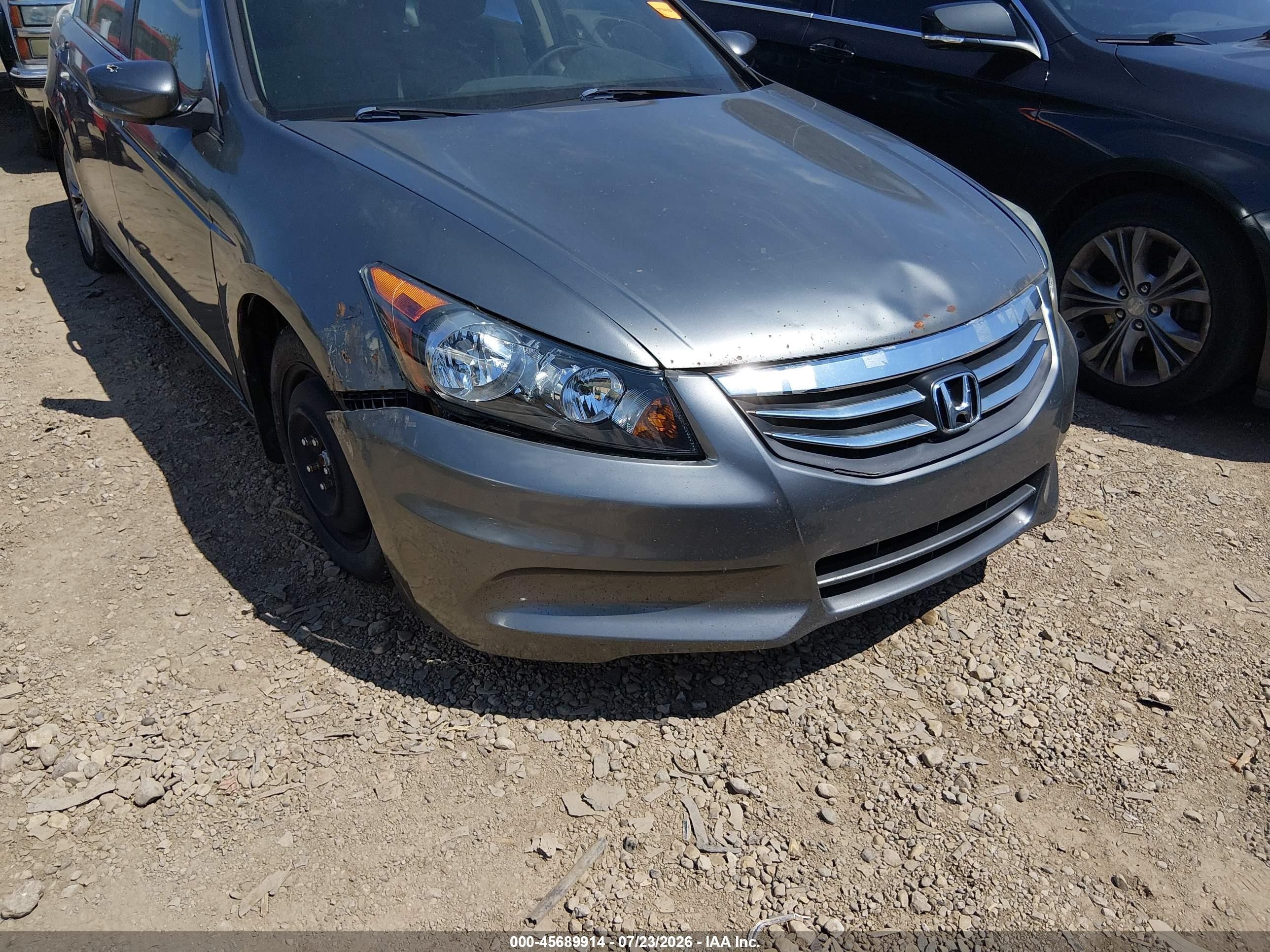 2011 Honda Accord 2.4 Ex Gray vin: 1HGCP2F70BA138094