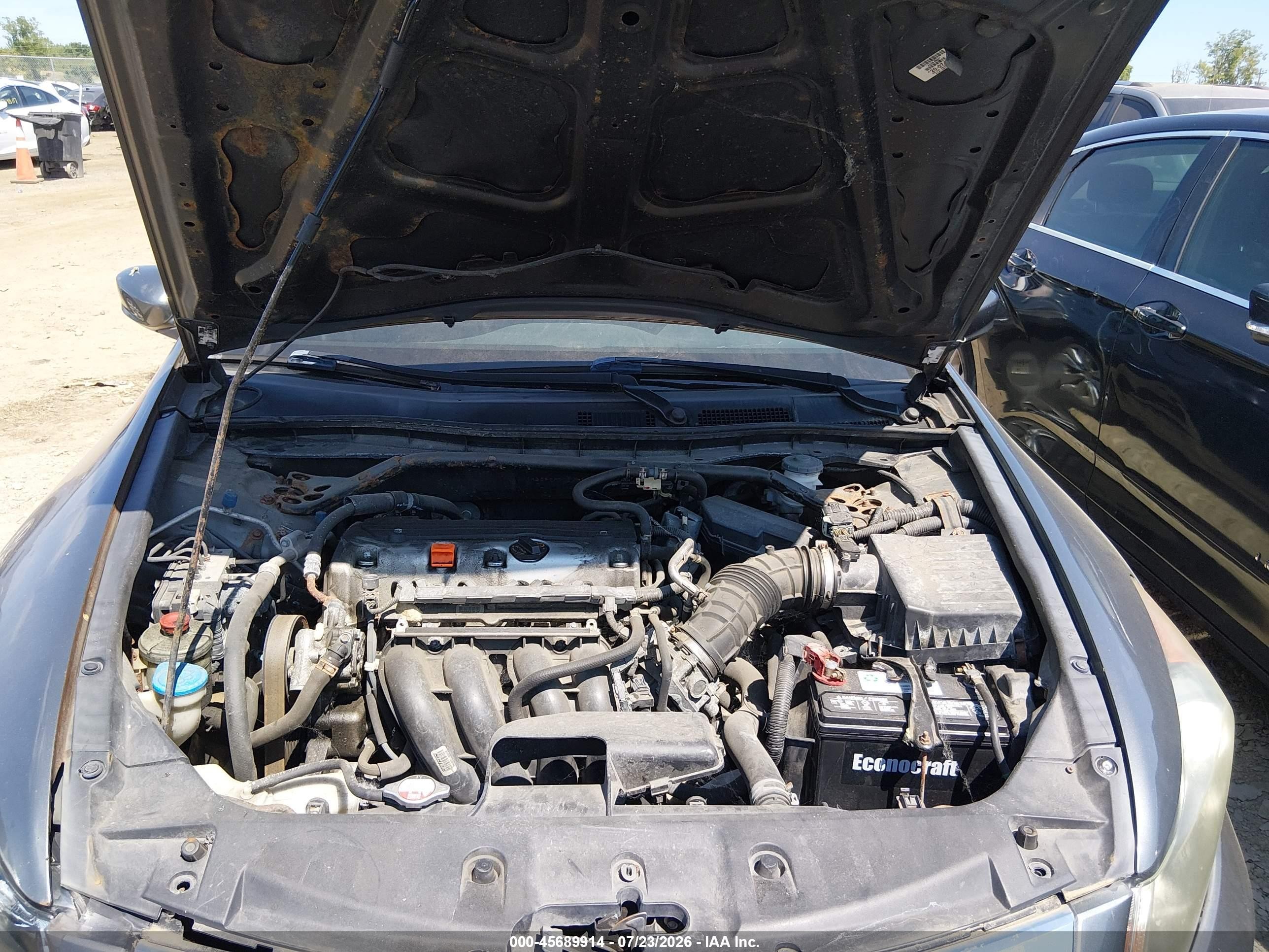 2011 Honda Accord 2.4 Ex Gray vin: 1HGCP2F70BA138094