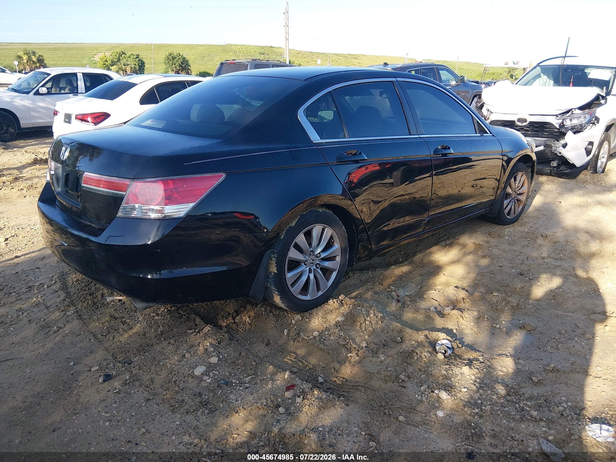 2012 Honda Accord 2.4 Ex Black vin: 1HGCP2F70CA014652