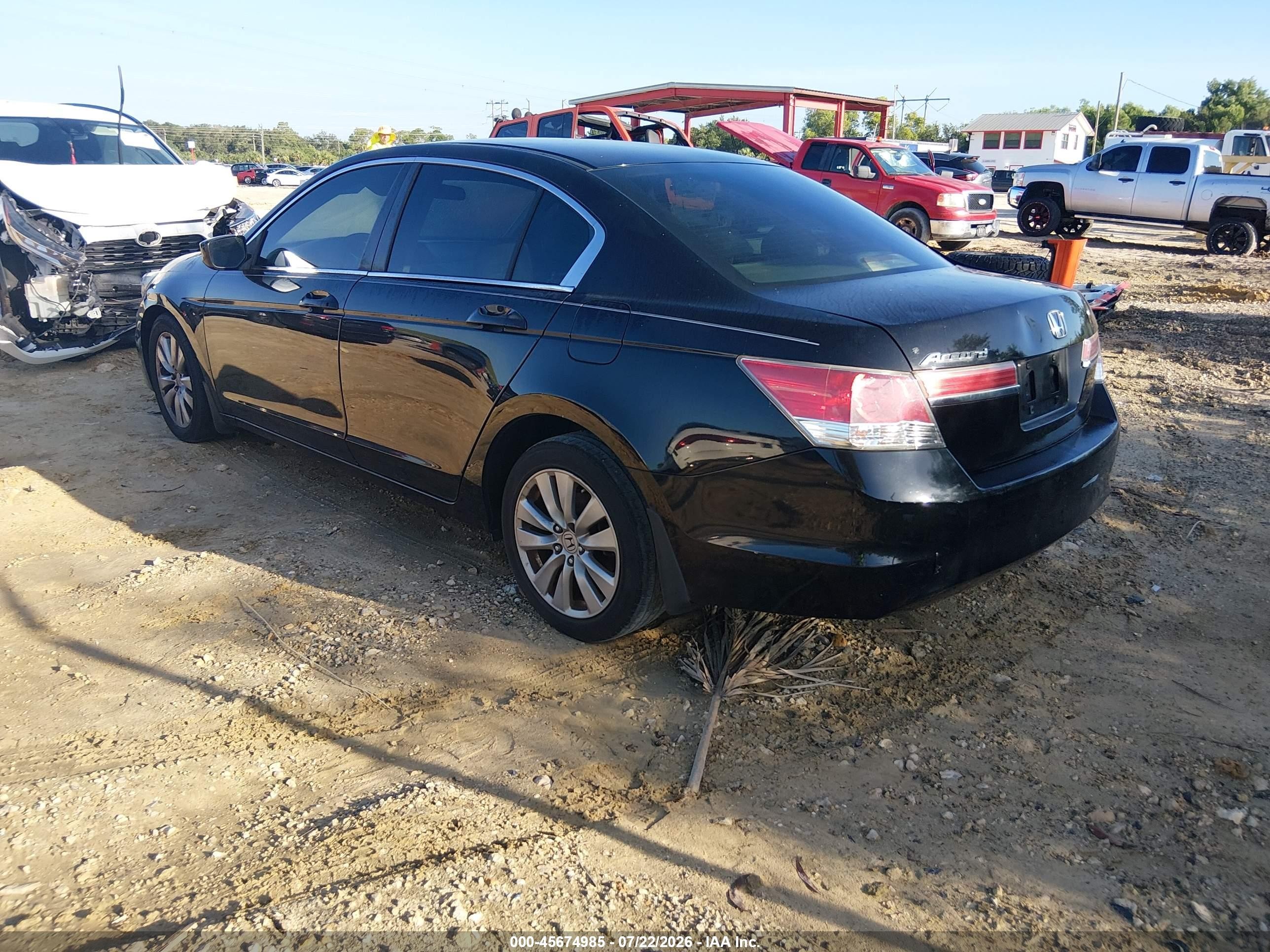 2012 Honda Accord 2.4 Ex Black vin: 1HGCP2F70CA014652