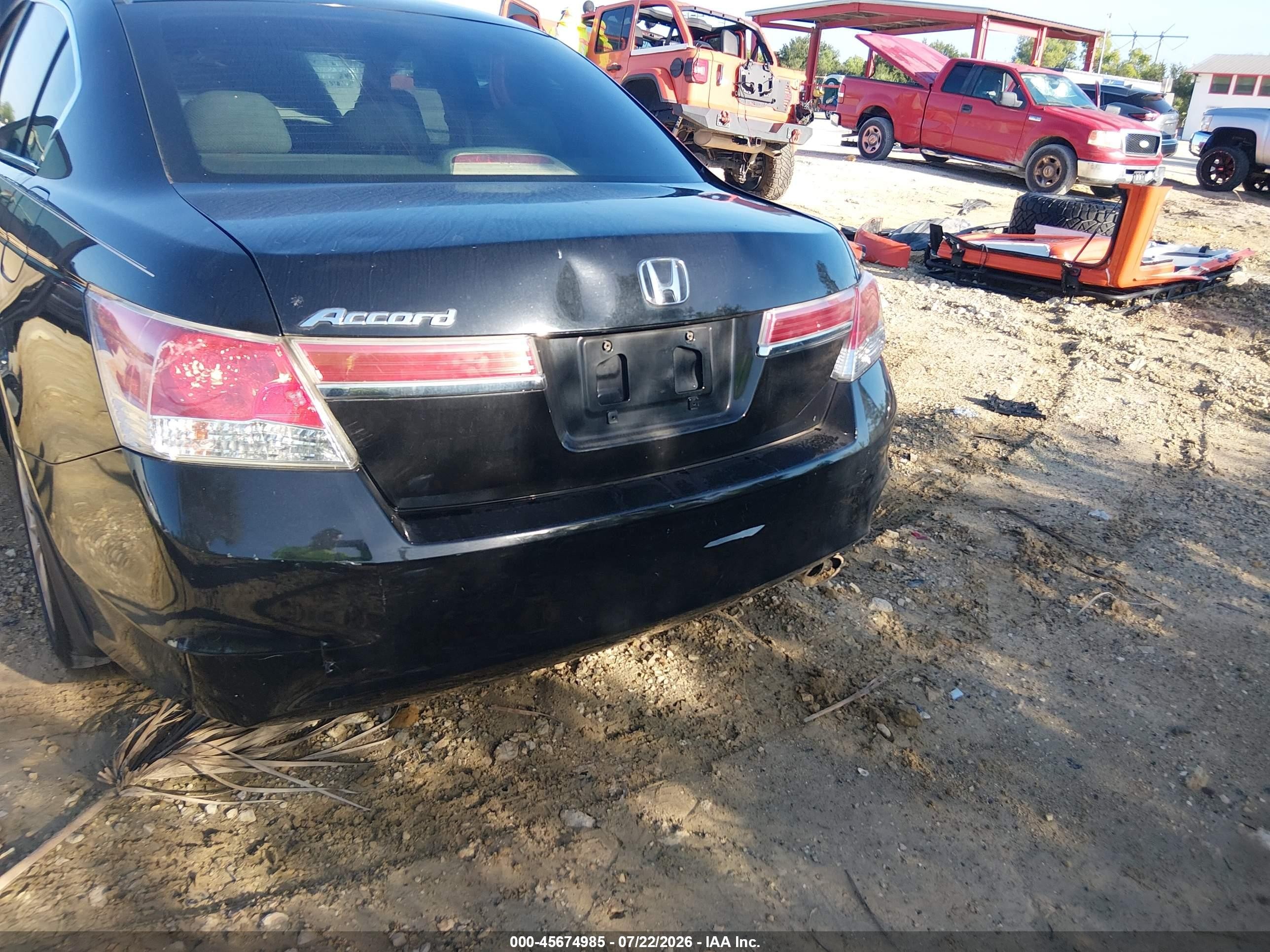 2012 Honda Accord 2.4 Ex Black vin: 1HGCP2F70CA014652