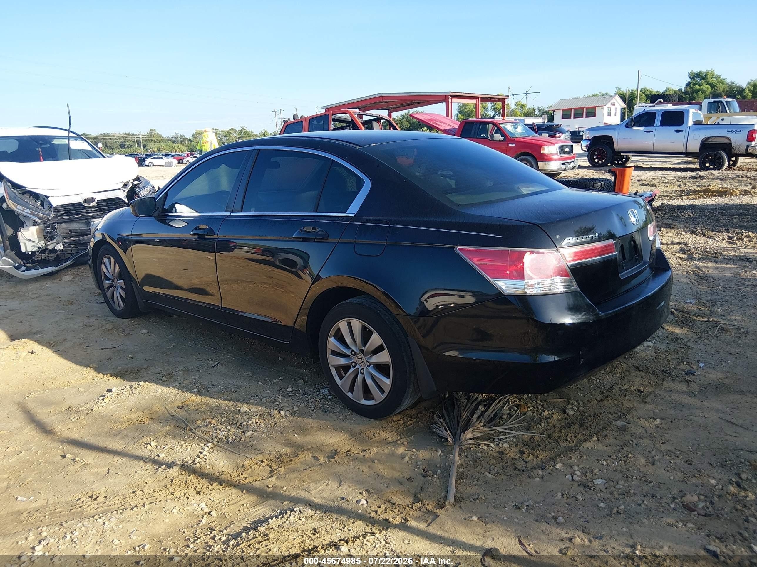 2012 Honda Accord 2.4 Ex Black vin: 1HGCP2F70CA014652