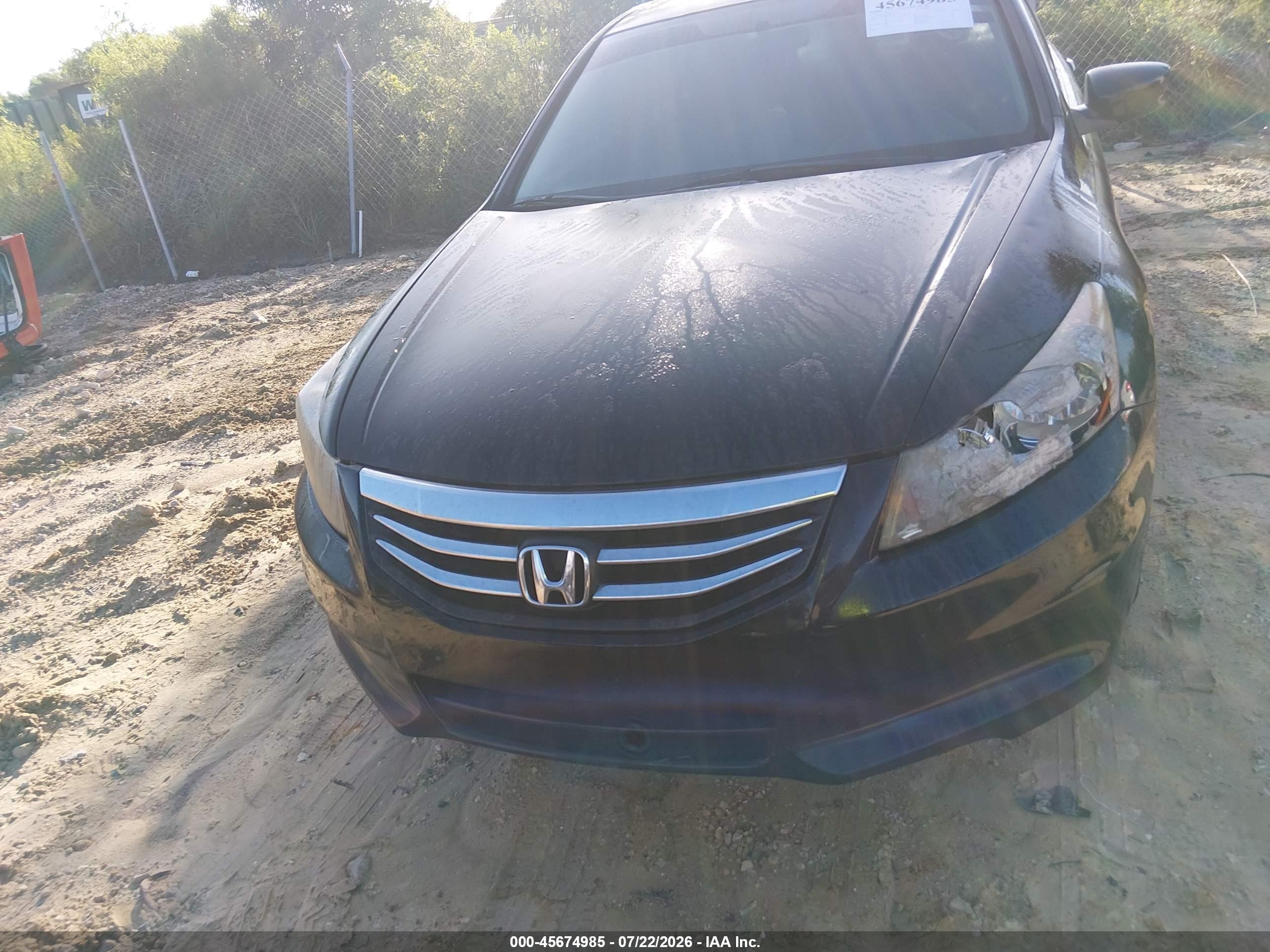 2012 Honda Accord 2.4 Ex Black vin: 1HGCP2F70CA014652