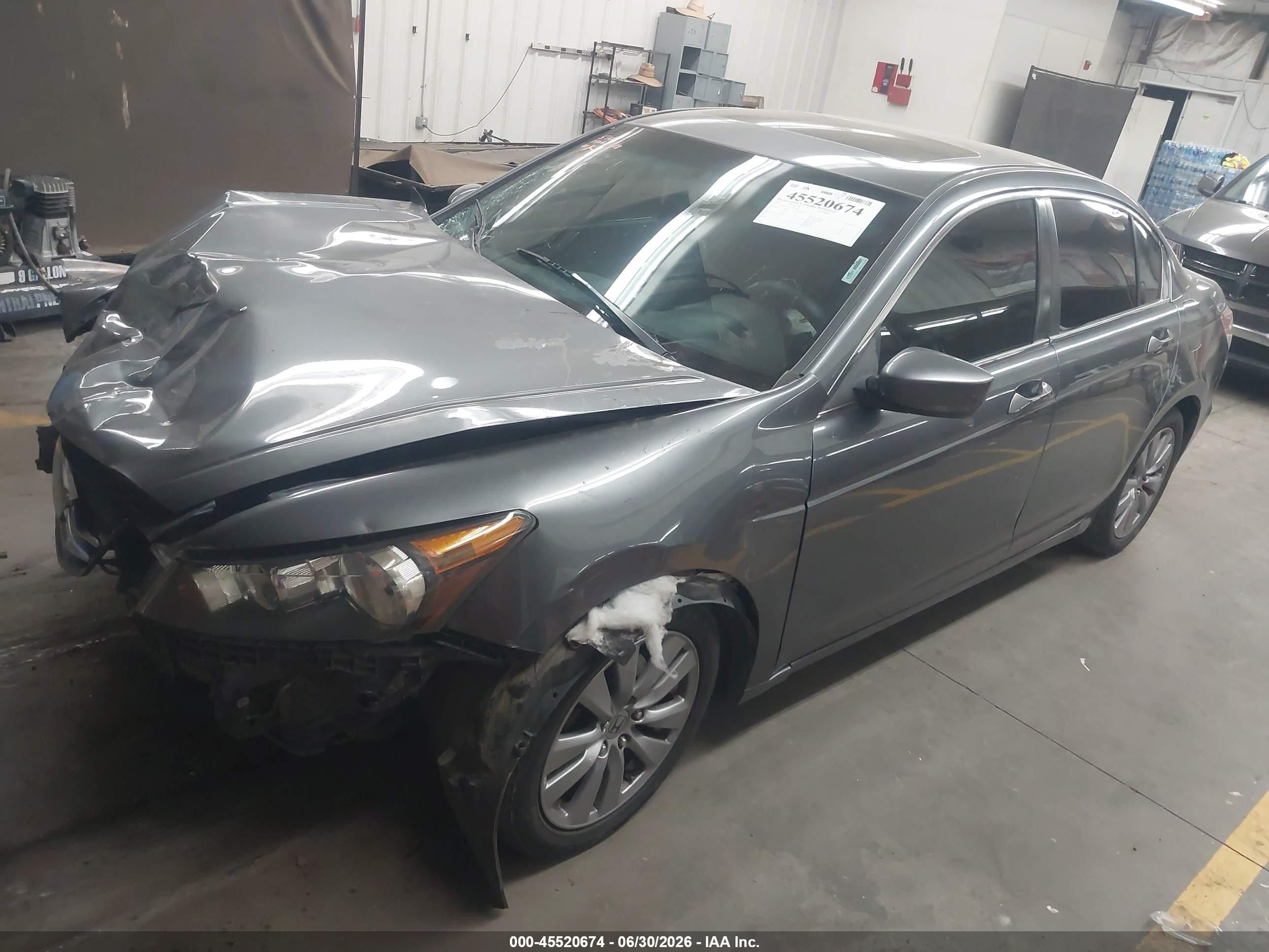 2012 Honda Accord 2.4 Ex Gray vin: 1HGCP2F70CA025120