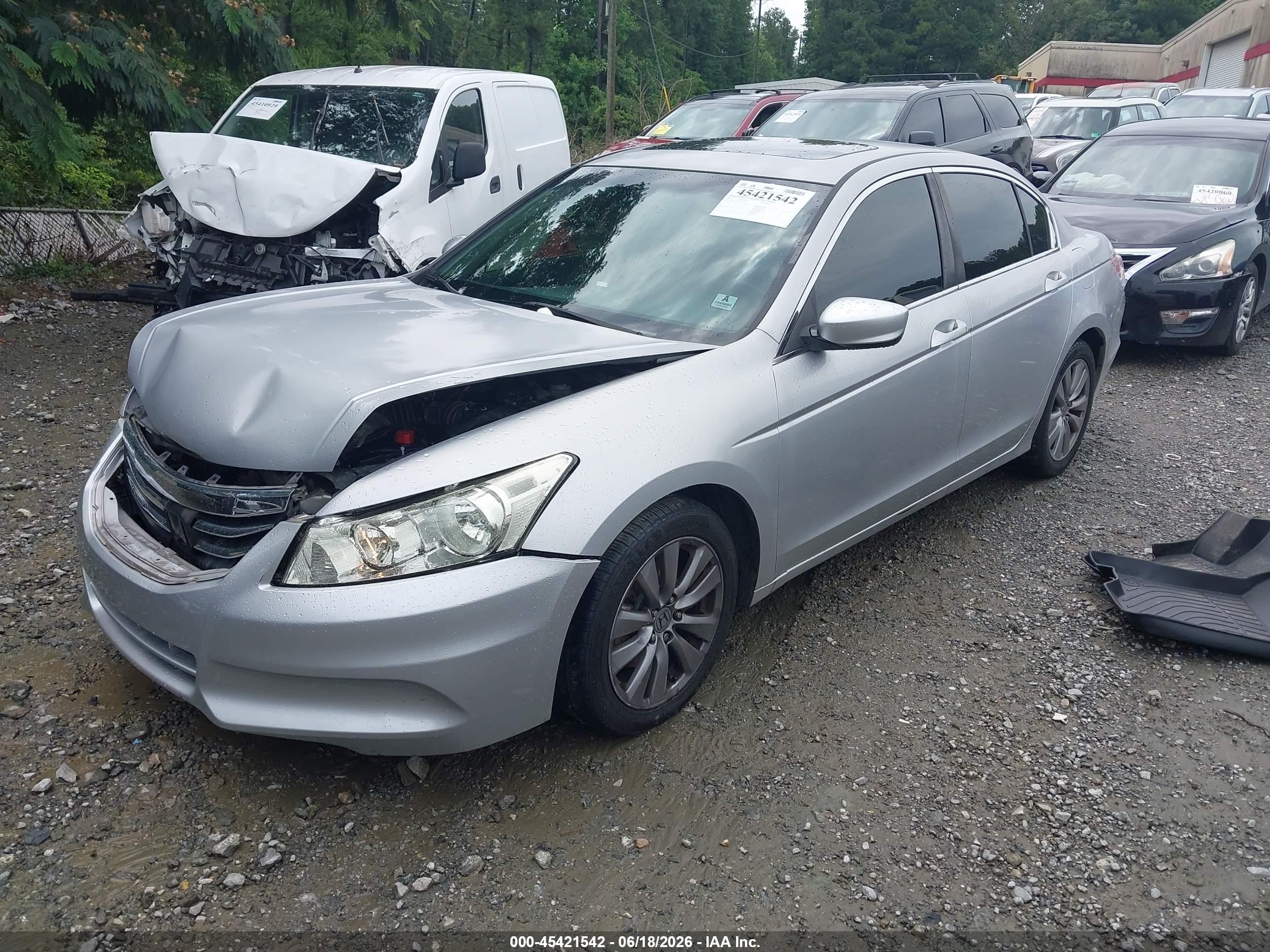 2012 Honda Accord 2.4 Ex Silver vin: 1HGCP2F70CA113441
