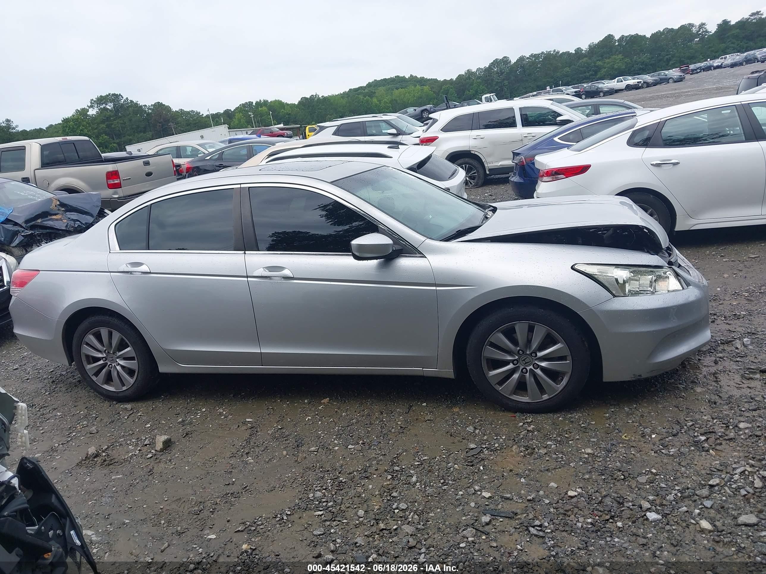 2012 Honda Accord 2.4 Ex Silver vin: 1HGCP2F70CA113441