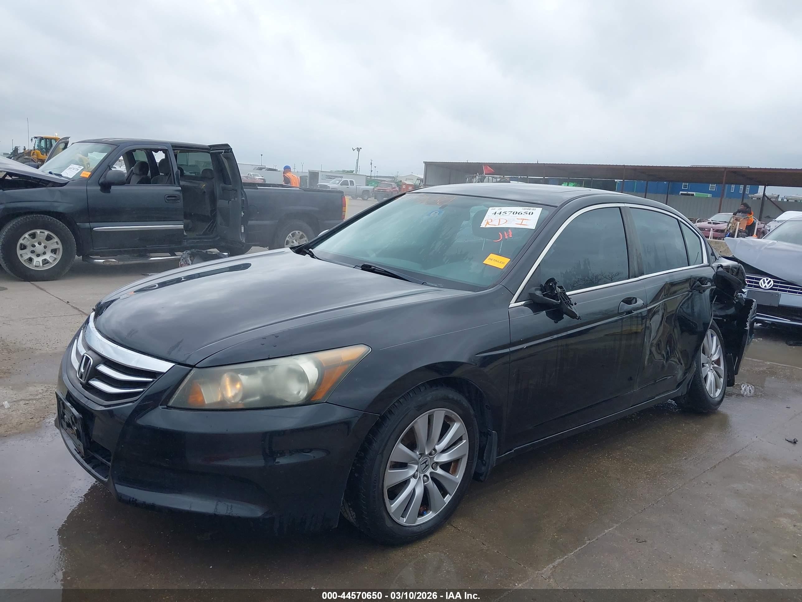 2012 Honda Accord 2.4 Ex Black vin: 1HGCP2F70CA232218