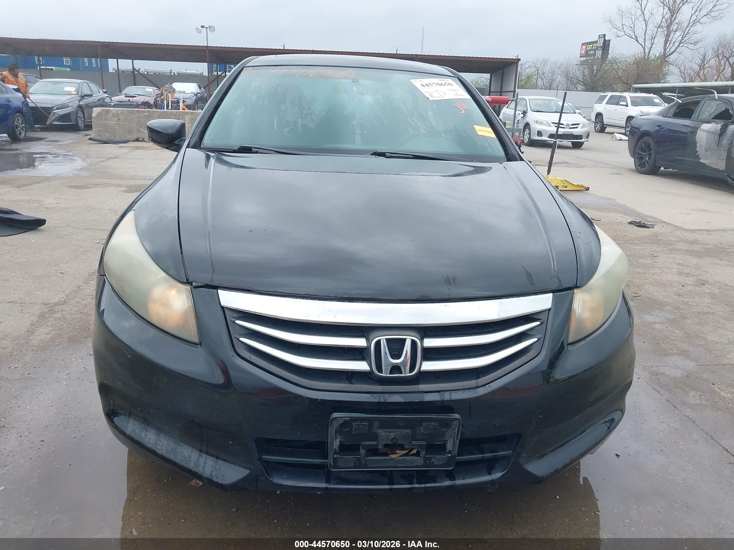 2012 Honda Accord 2.4 Ex Black vin: 1HGCP2F70CA232218