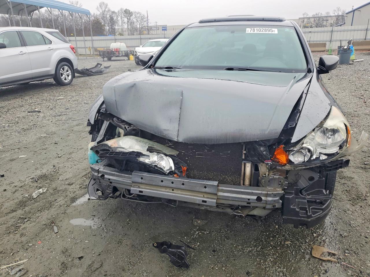 2010 Honda Accord Ex Угольный vin: 1HGCP2F71AA040593
