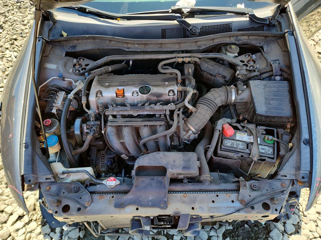 2010 Honda Accord Ex Gray vin: 1HGCP2F71AA058043