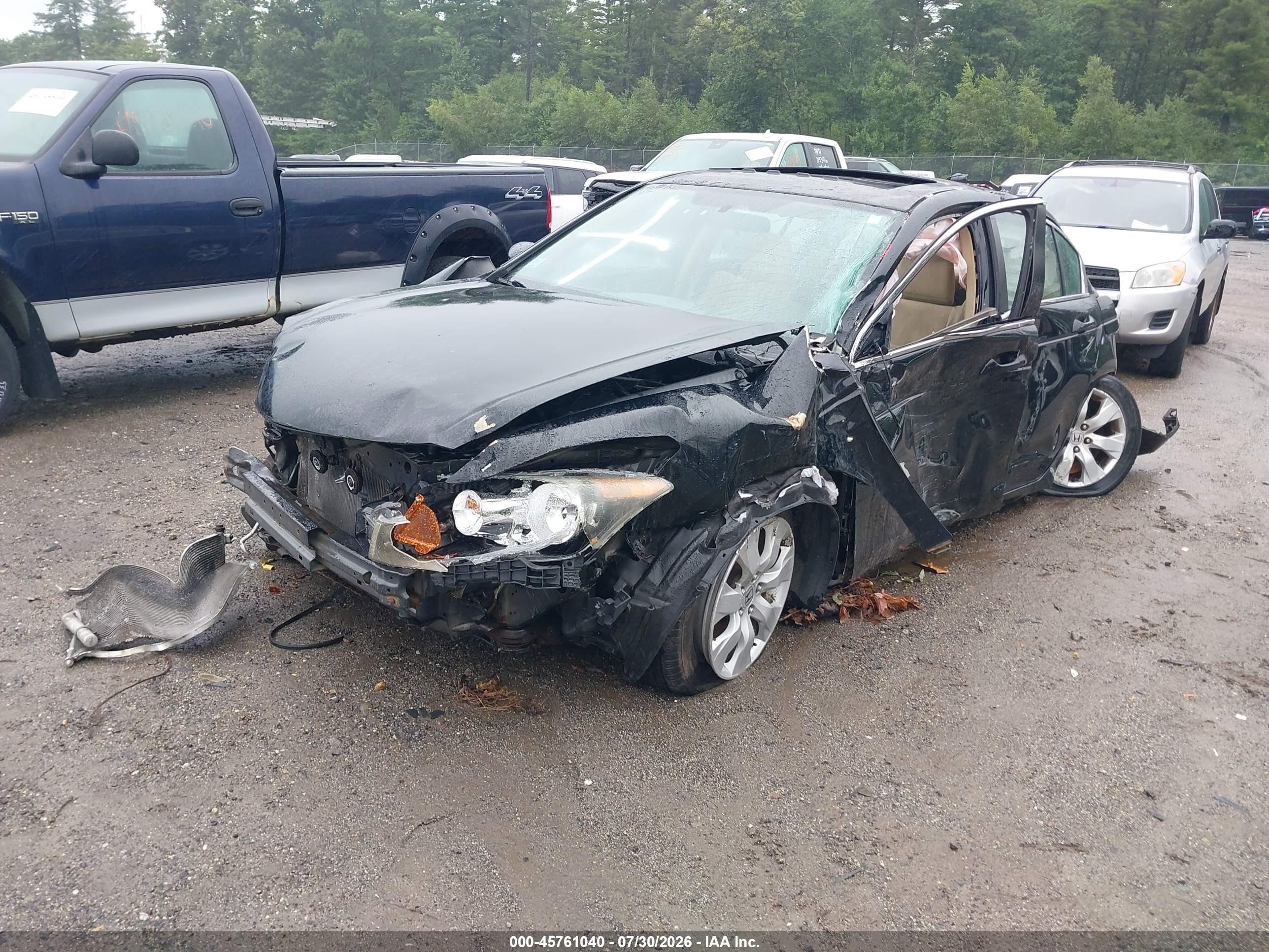 2010 Honda Accord 2.4 Ex Black vin: 1HGCP2F71AA060973