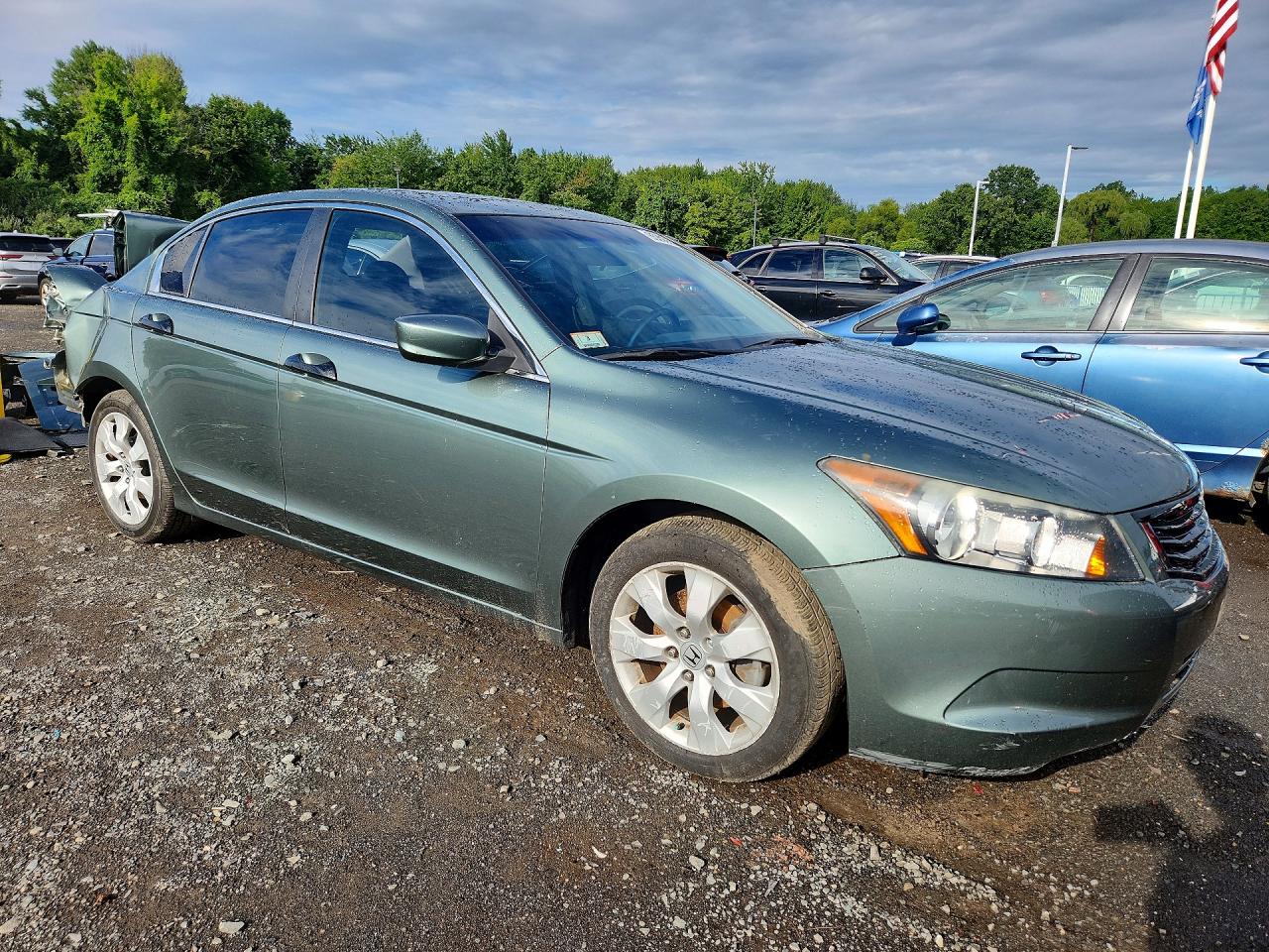 2010 Honda Accord Ex Green vin: 1HGCP2F71AA074047