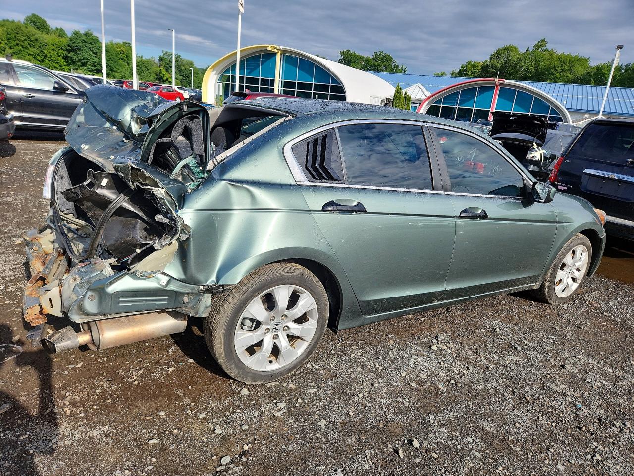 2010 Honda Accord Ex Green vin: 1HGCP2F71AA074047