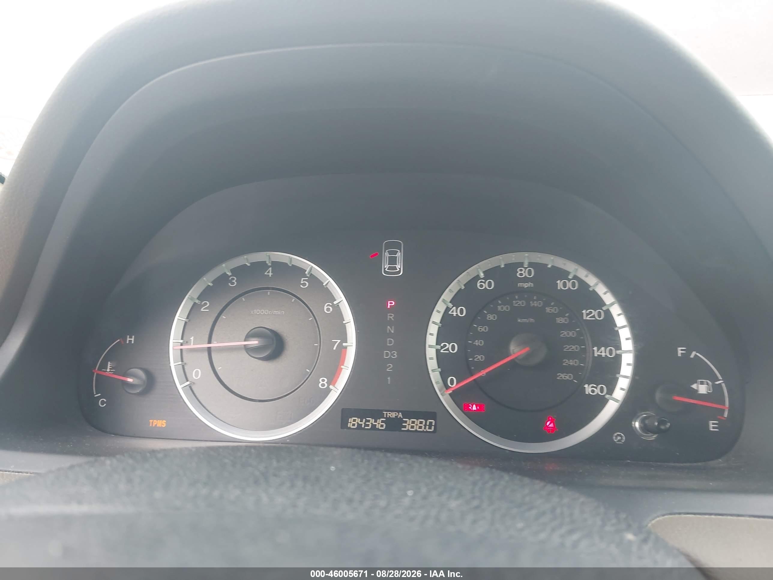 2010 Honda Accord 2.4 Ex Burgundy vin: 1HGCP2F71AA140502