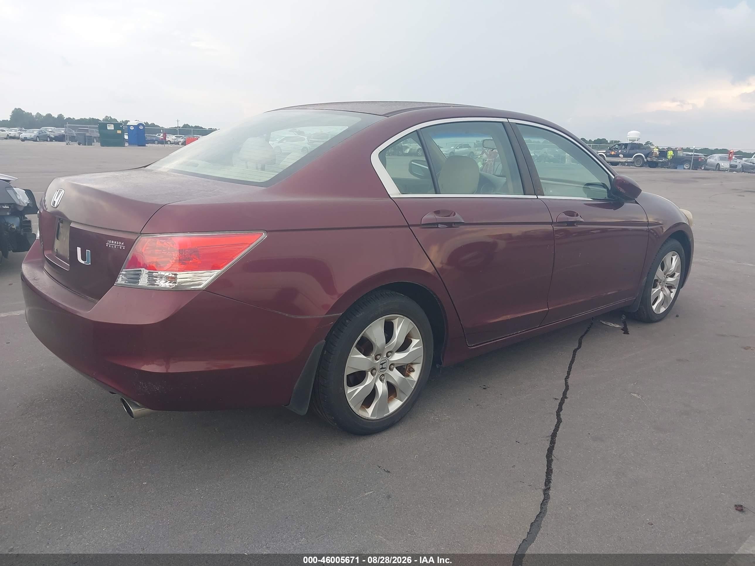 2010 Honda Accord 2.4 Ex Burgundy vin: 1HGCP2F71AA140502
