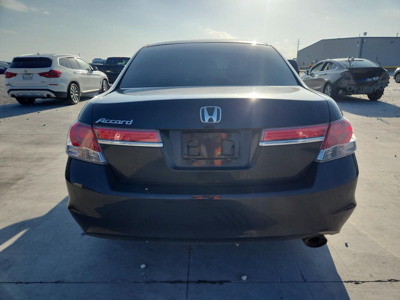 2011 Honda Accord Ex Gray vin: 1HGCP2F71BA014819