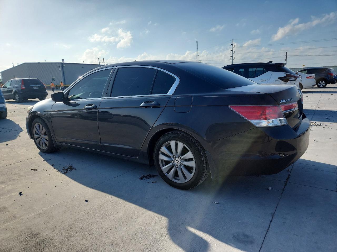 2011 Honda Accord Ex Gray vin: 1HGCP2F71BA014819