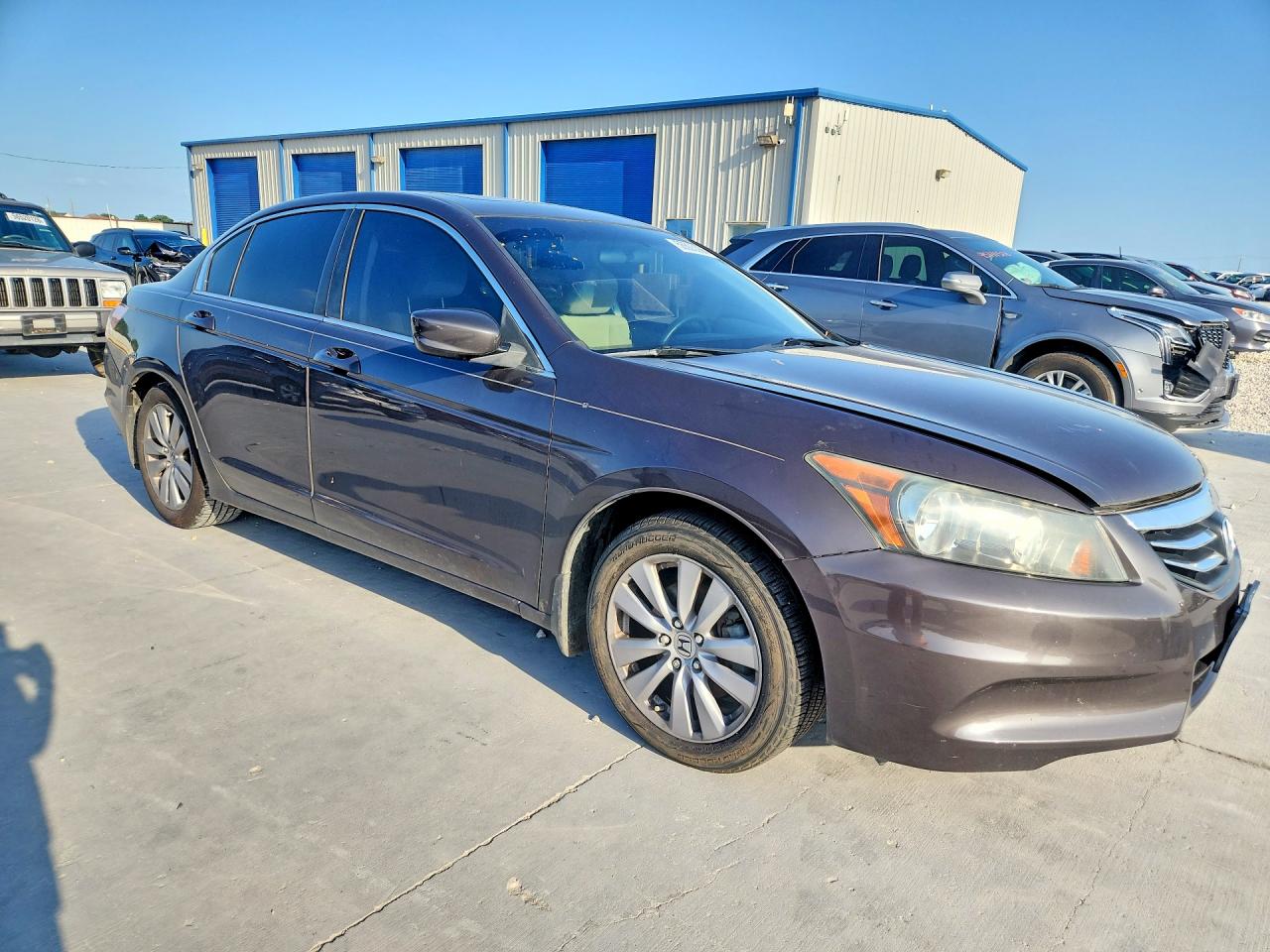 2011 Honda Accord Ex Gray vin: 1HGCP2F71BA014819