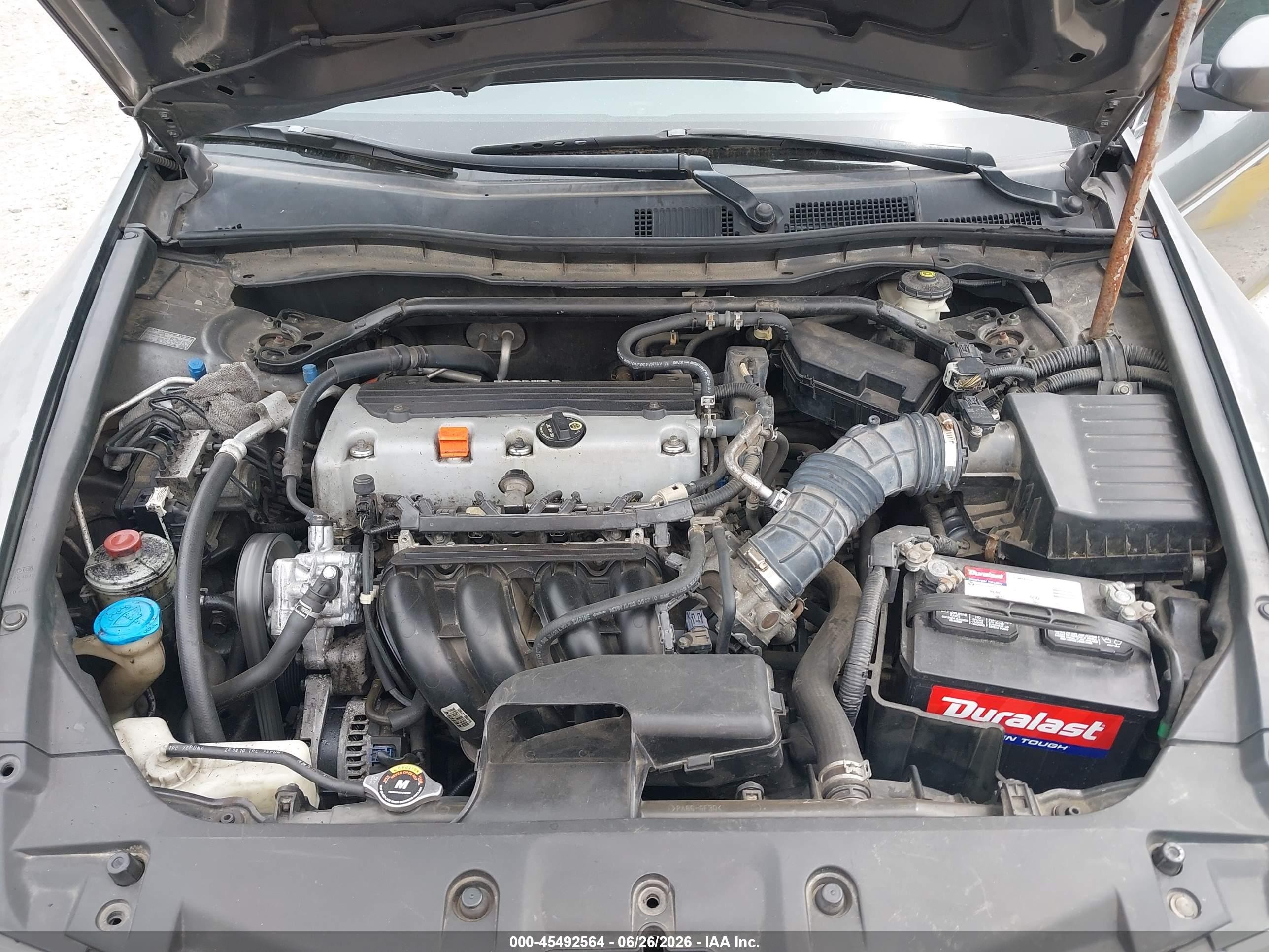 2011 Honda Accord 2.4 Ex Серый vin: 1HGCP2F71BA017168